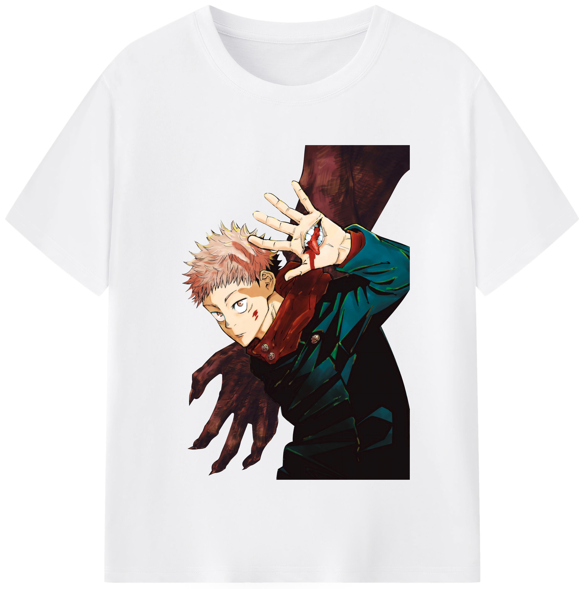 （画像用） 呪術廻戦 Jujutsu Kaisen 綿100％半袖Tシャツ（フロントプリント）