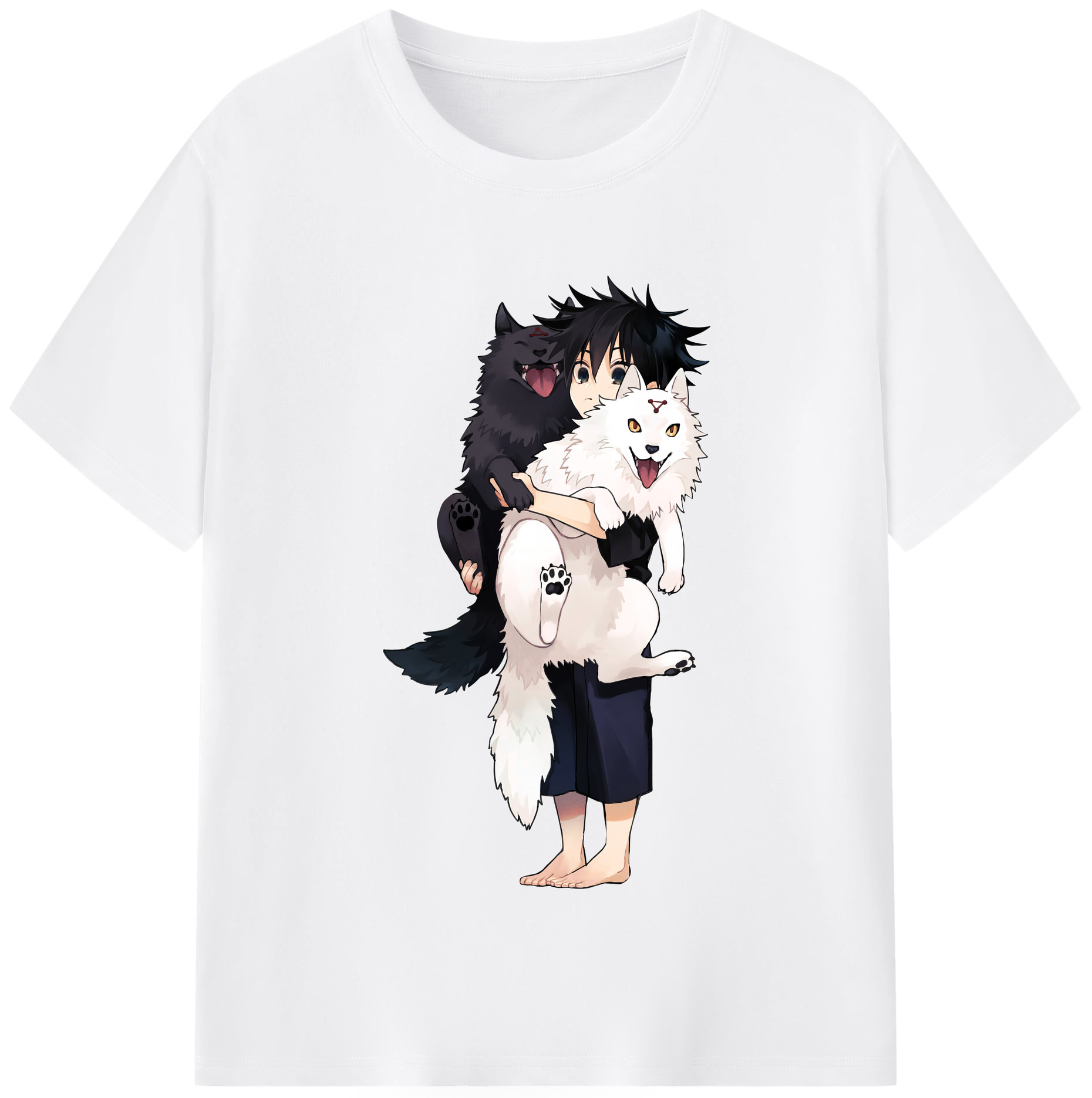 （画像用） 呪術廻戦 Jujutsu Kaisen 綿100％半袖Tシャツ（フロントプリント）