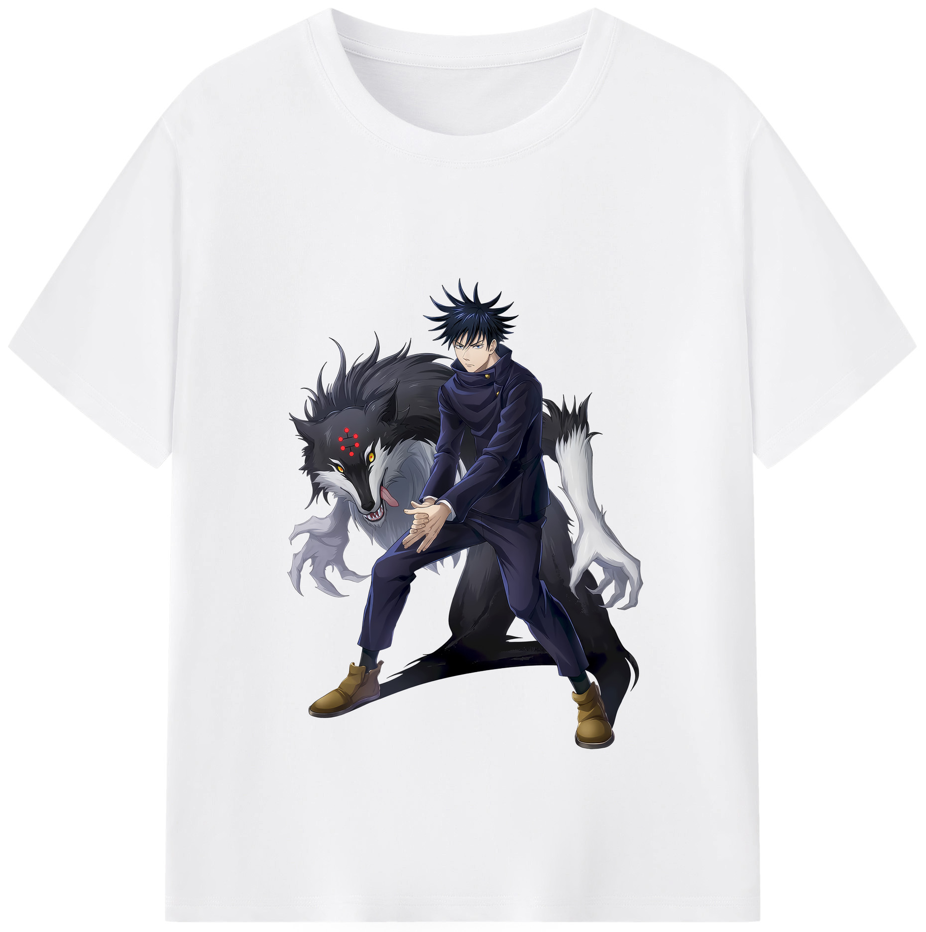 （画像用） 呪術廻戦 Jujutsu Kaisen 綿100％半袖Tシャツ（フロントプリント）
