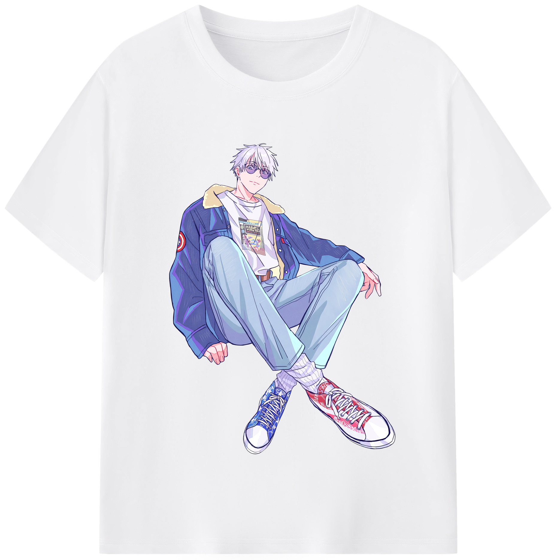 （画像用） 呪術廻戦 Jujutsu Kaisen 綿100％半袖Tシャツ（フロントプリント）