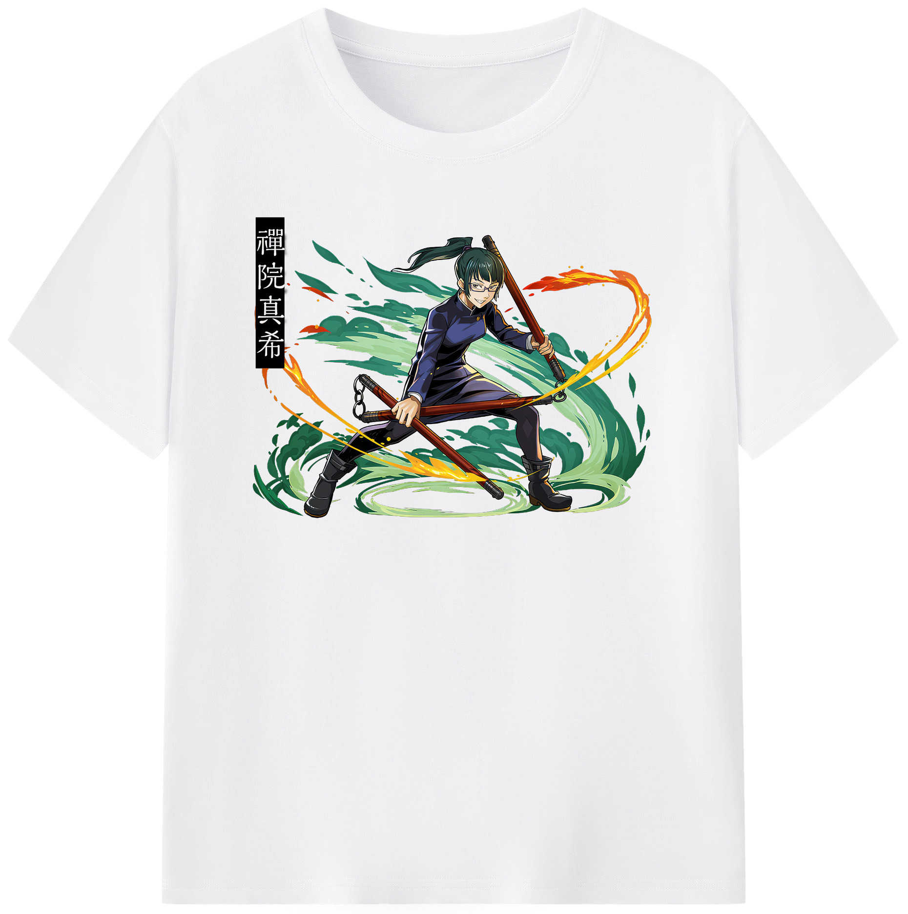 （画像用） 呪術廻戦 Jujutsu Kaisen 綿100％半袖Tシャツ（フロントプリント）