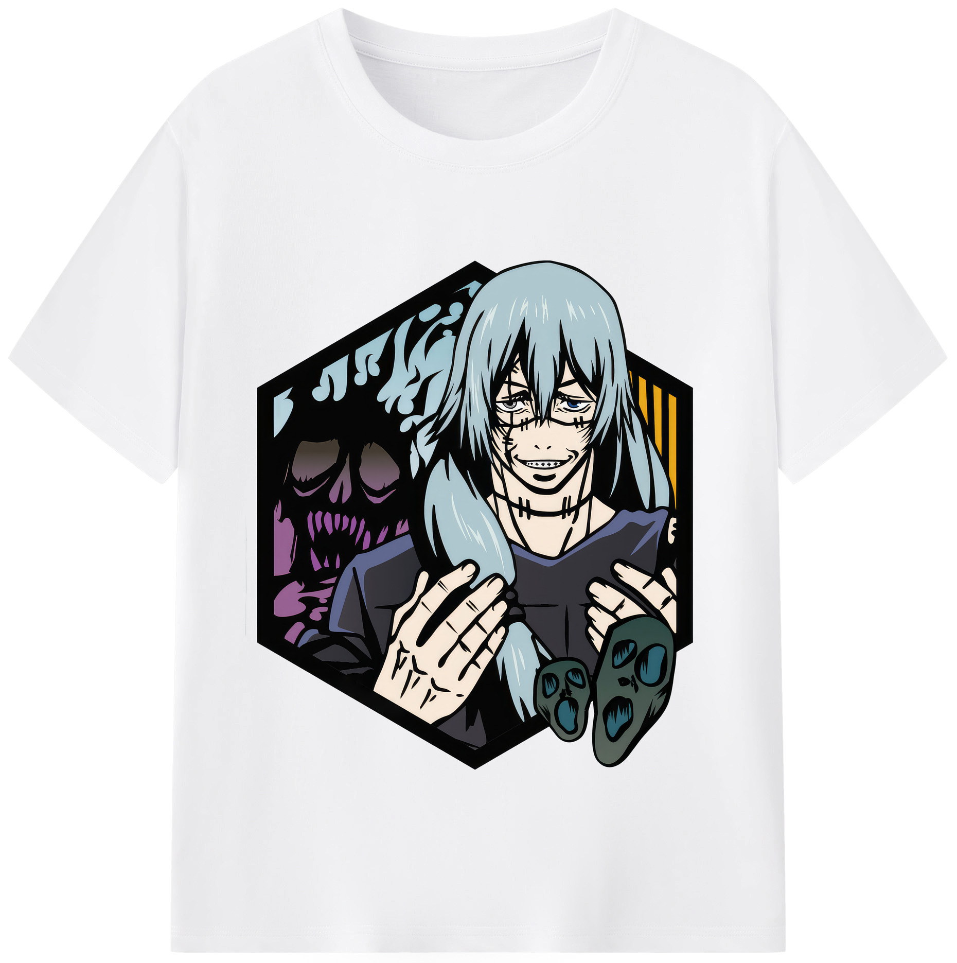 （画像用） 呪術廻戦 Jujutsu Kaisen 綿100％半袖Tシャツ（フロントプリント）