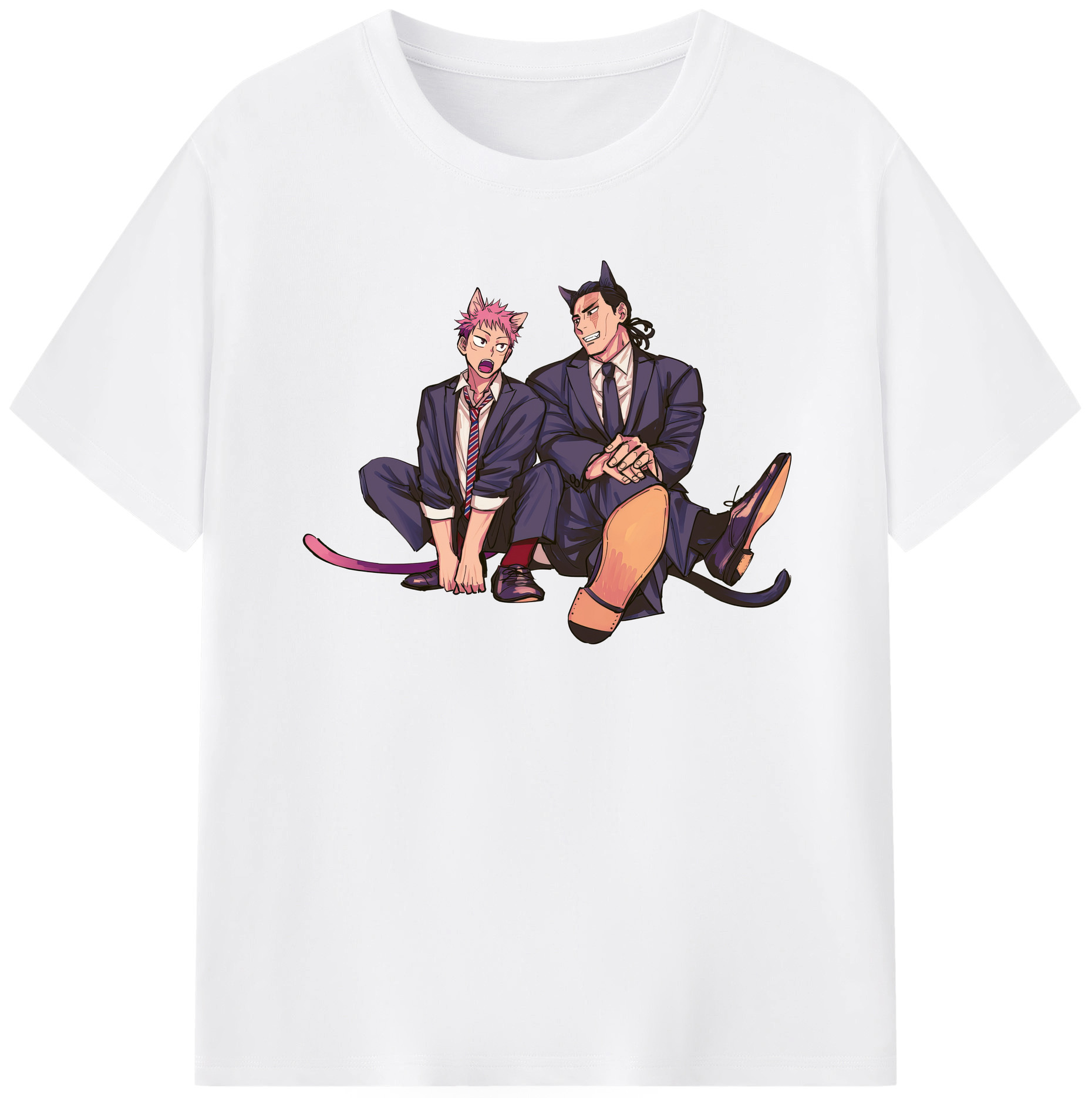 （画像用） 呪術廻戦 Jujutsu Kaisen 綿100％半袖Tシャツ（フロントプリント）