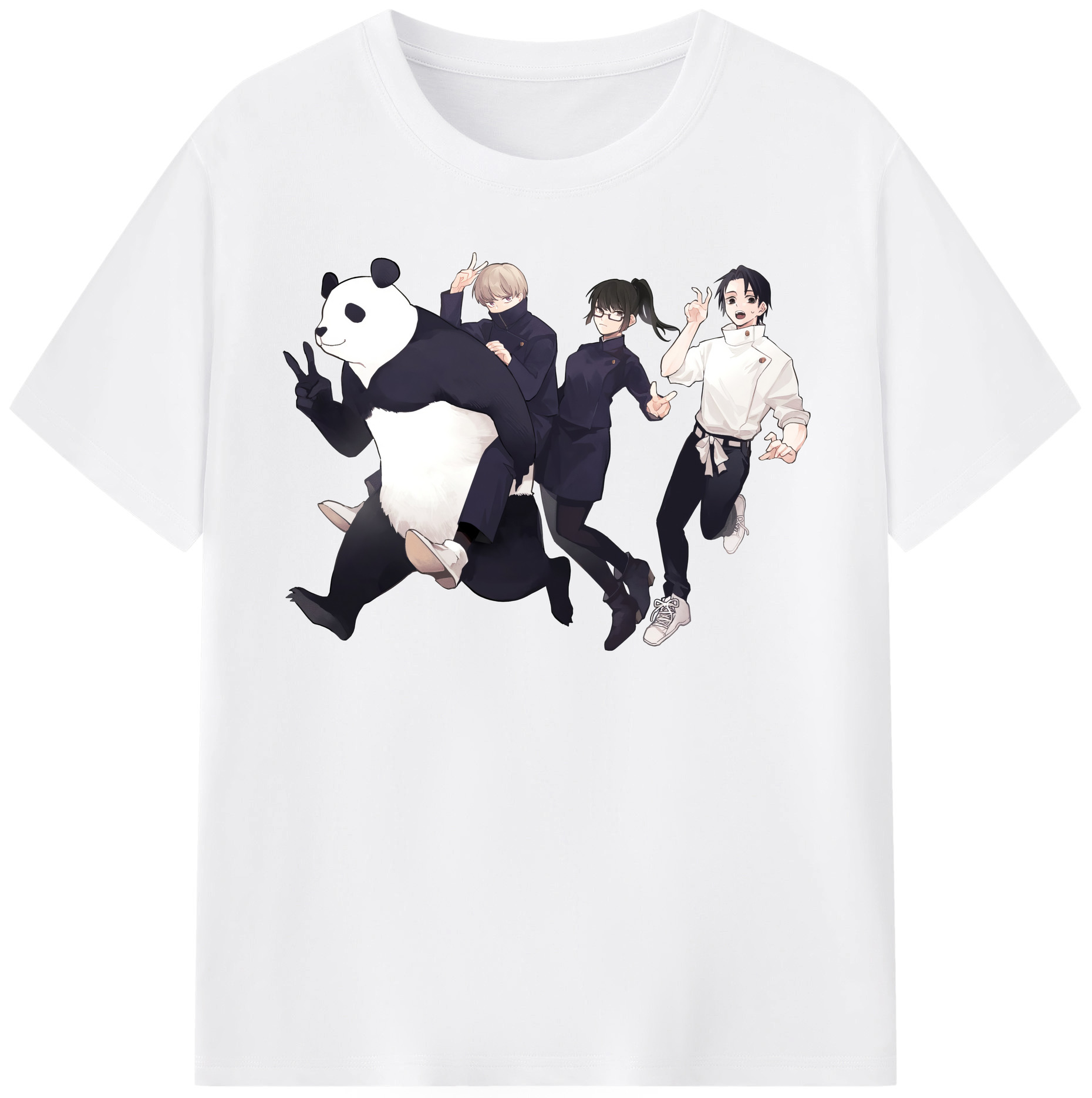 （画像用） 呪術廻戦 Jujutsu Kaisen 綿100％半袖Tシャツ（フロントプリント）