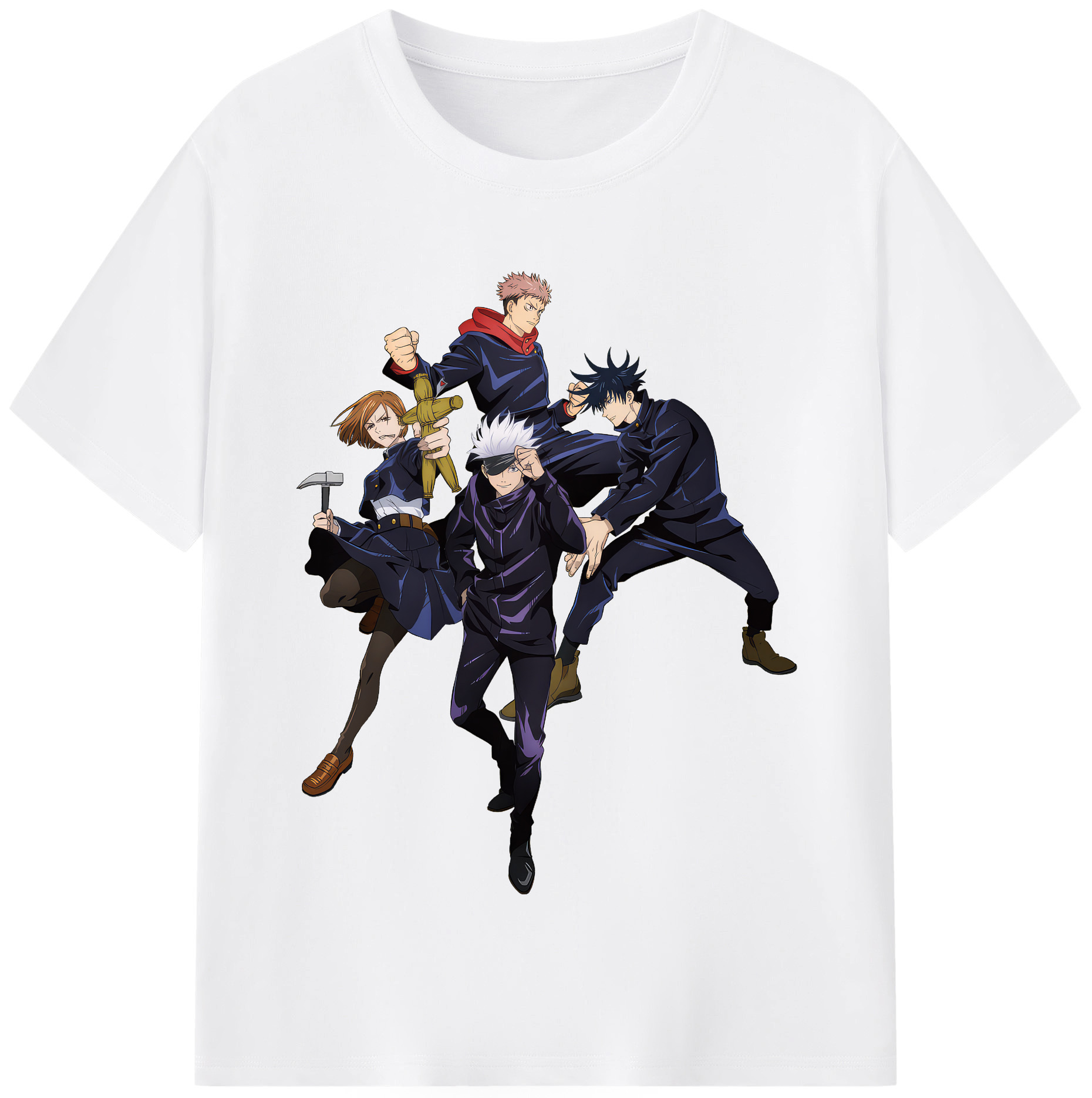 （画像用） 呪術廻戦 Jujutsu Kaisen 綿100％半袖Tシャツ（フロントプリント）