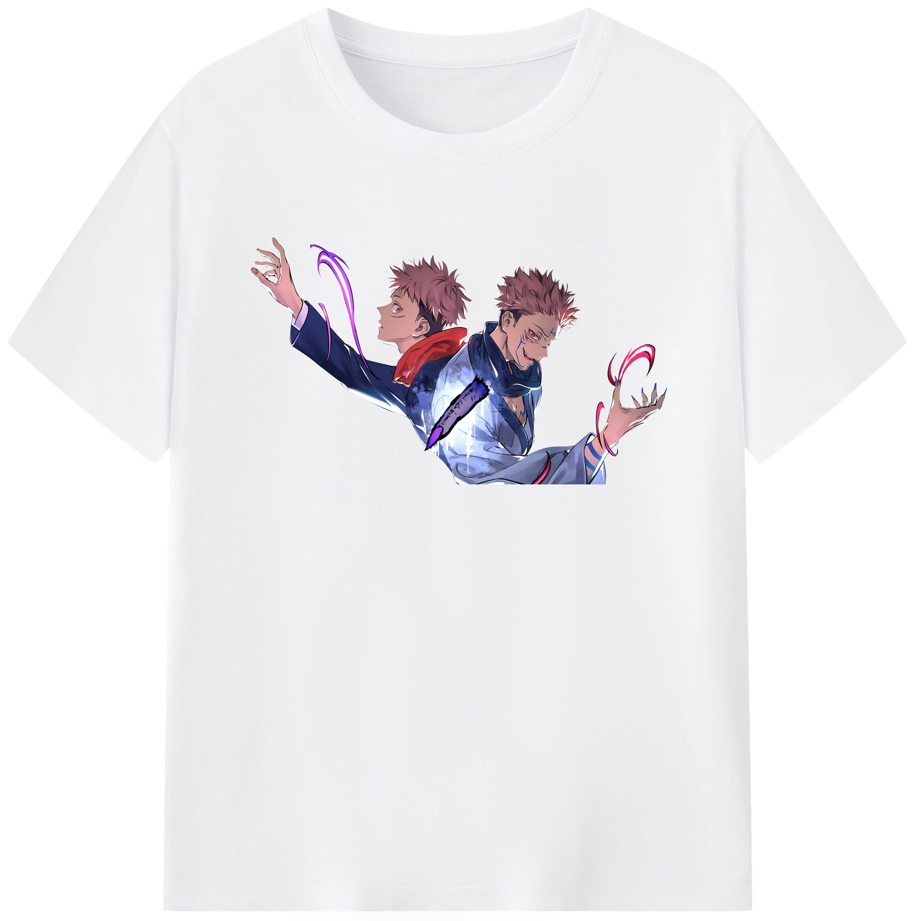 （画像用） 呪術廻戦 Jujutsu Kaisen 綿100％半袖Tシャツ（フロントプリント）
