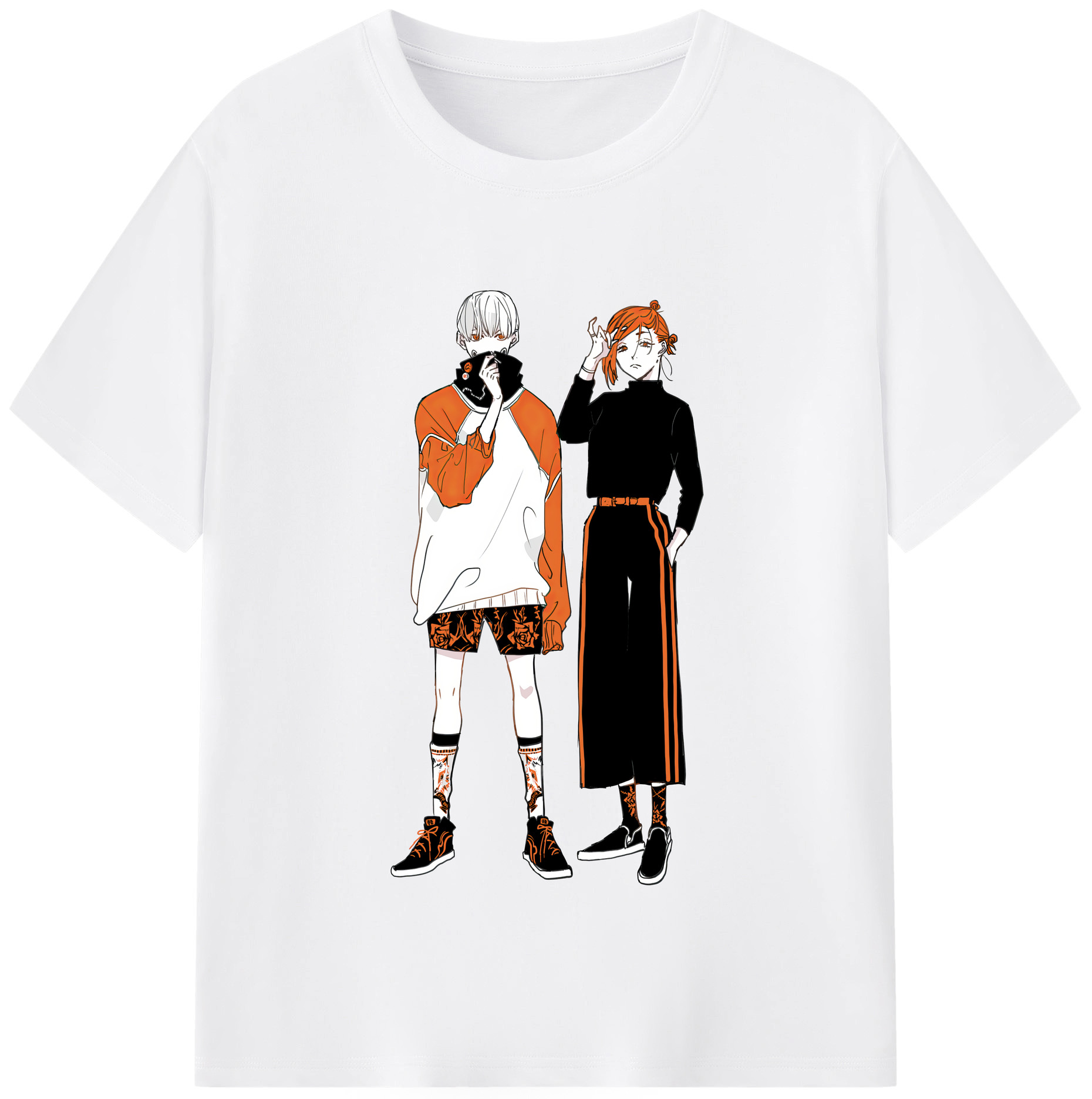 （画像用） 呪術廻戦 Jujutsu Kaisen 綿100％半袖Tシャツ（フロントプリント）
