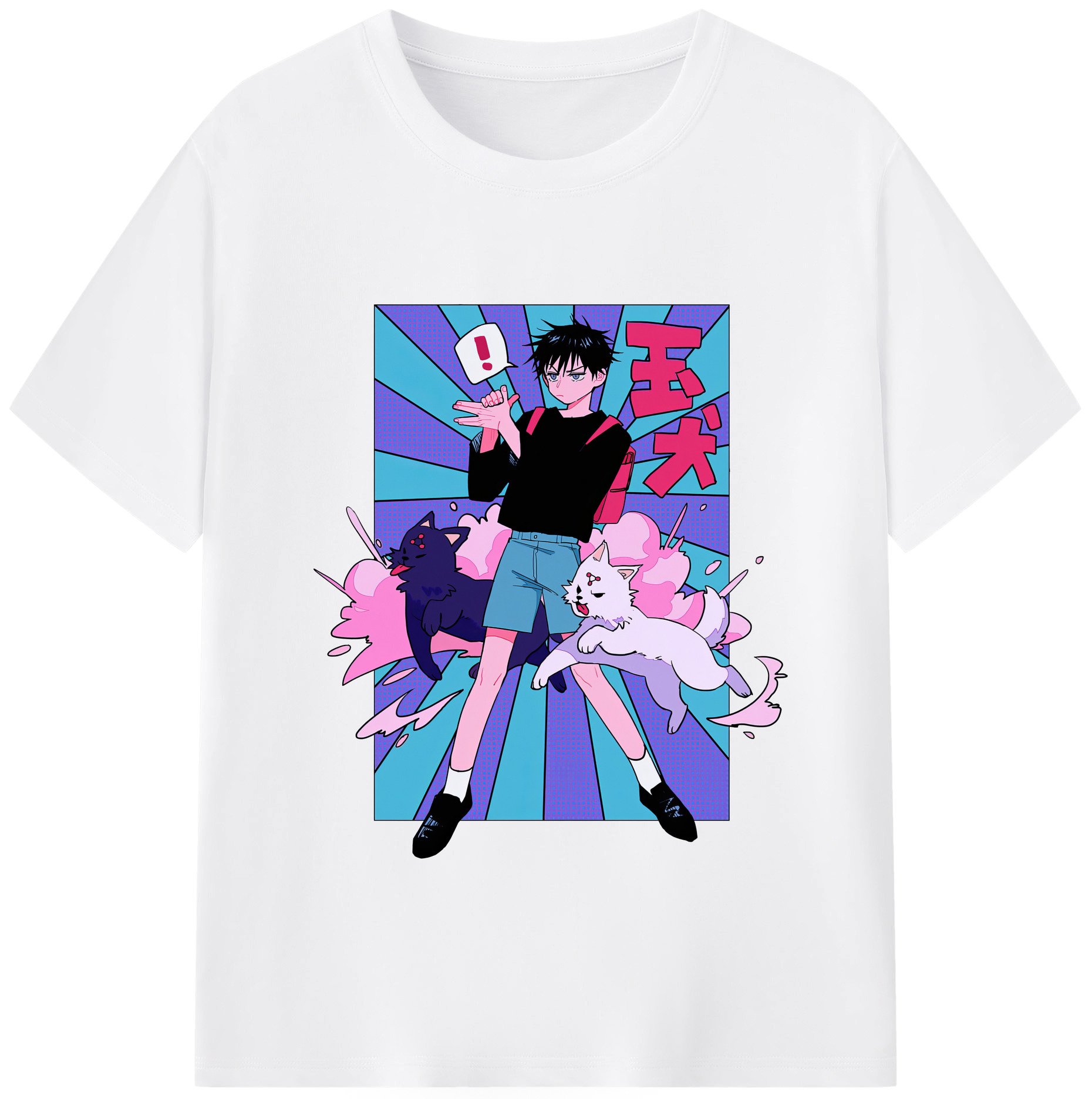 （画像用） 呪術廻戦 Jujutsu Kaisen 綿100％半袖Tシャツ（フロントプリント）