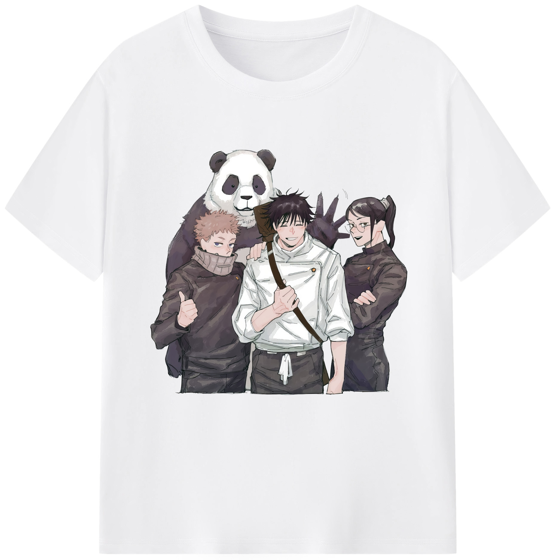 （画像用） 呪術廻戦 Jujutsu Kaisen 綿100％半袖Tシャツ（フロントプリント）