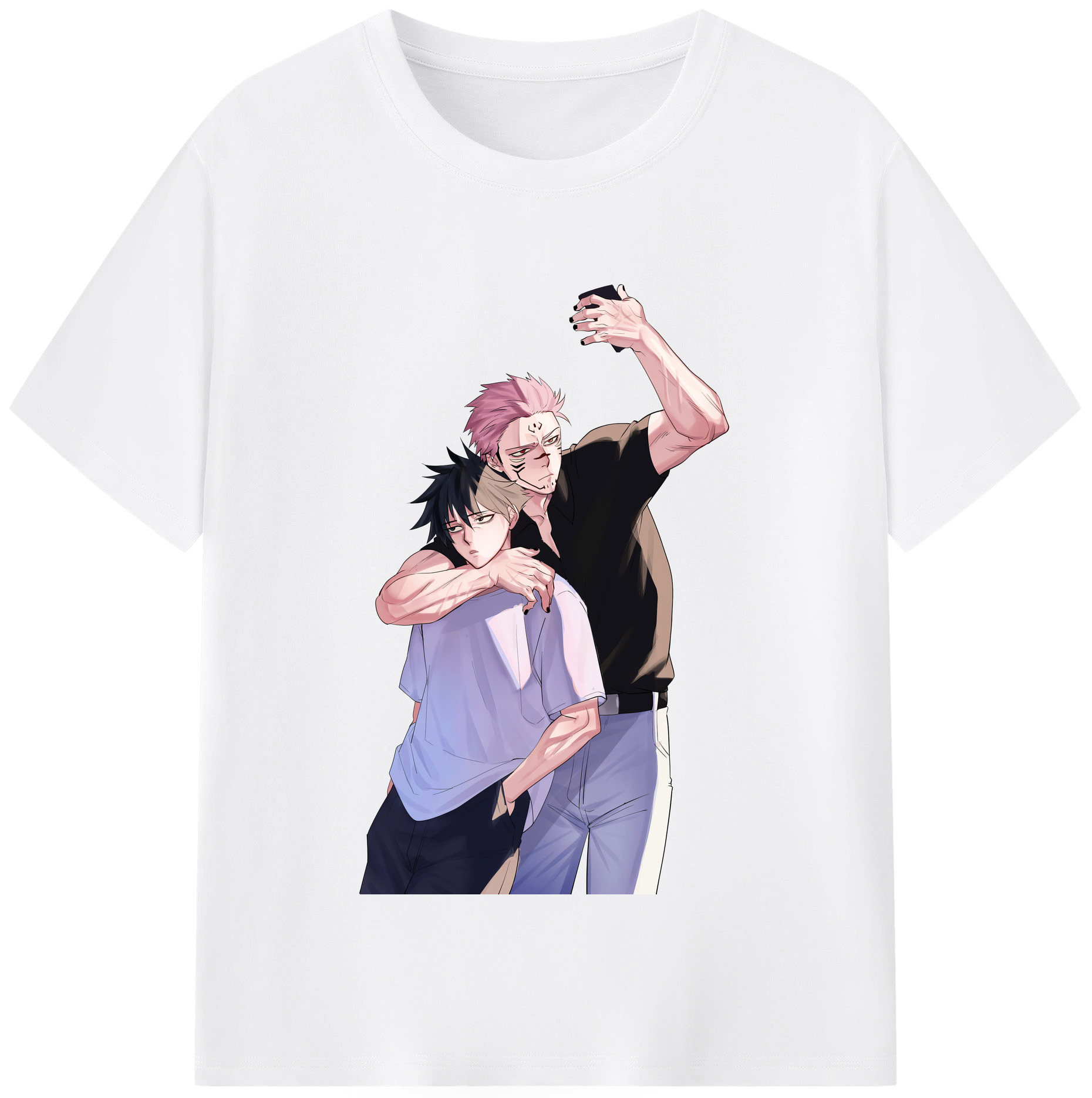 （画像用） 呪術廻戦 Jujutsu Kaisen 綿100％半袖Tシャツ（フロントプリント）