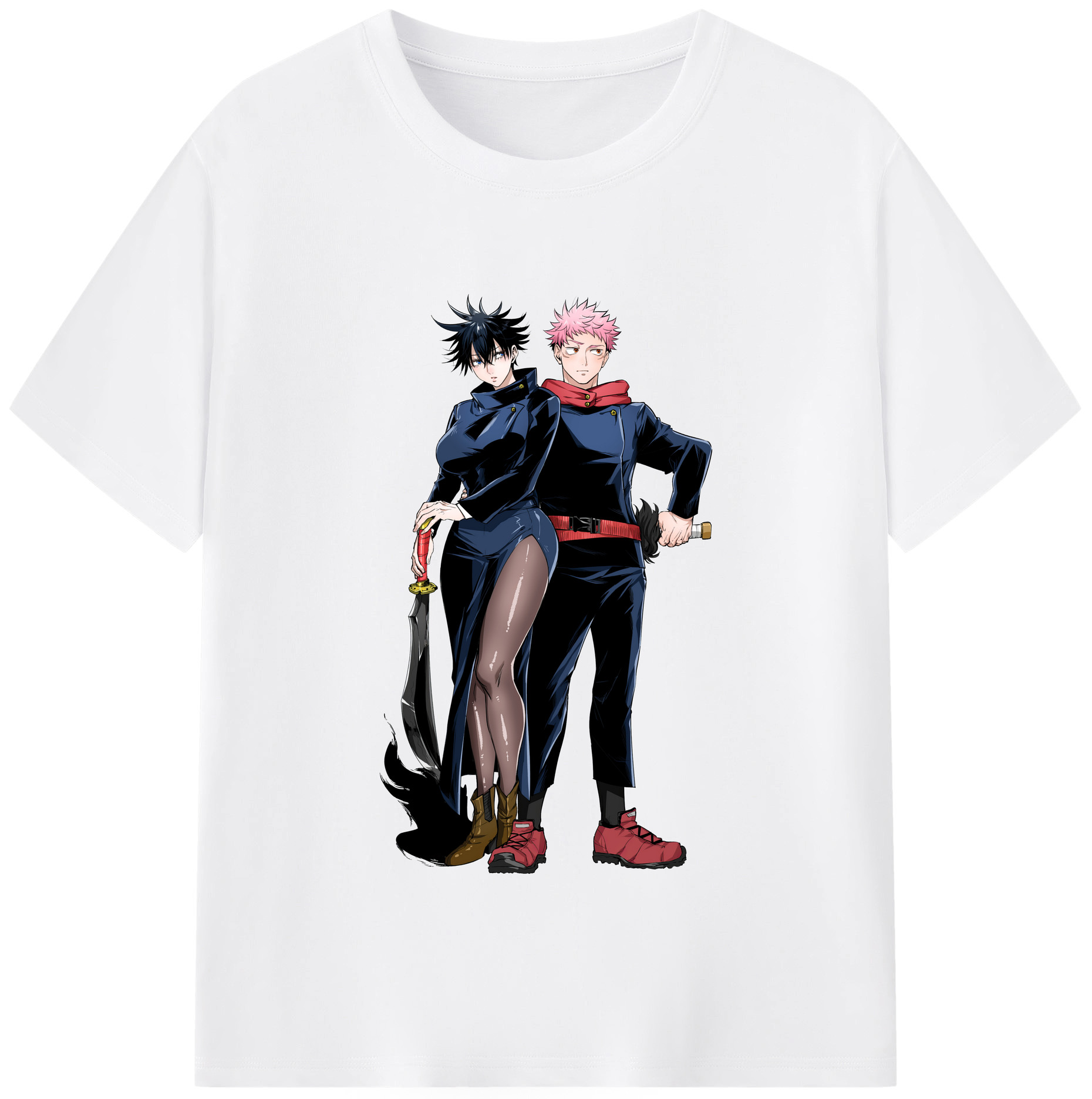 （画像用） 呪術廻戦 Jujutsu Kaisen 綿100％半袖Tシャツ（フロントプリント）