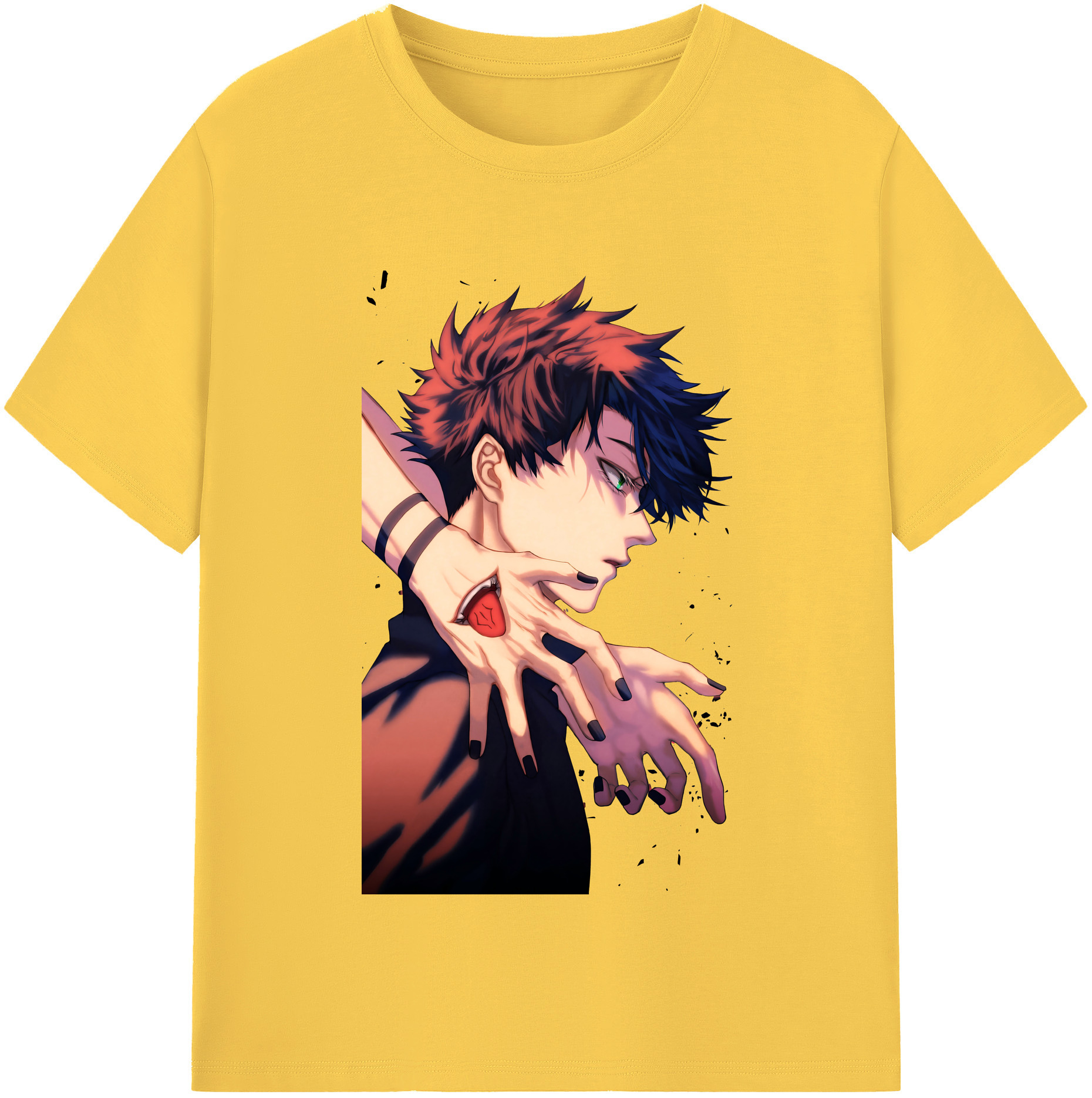（画像用） 呪術廻戦 Jujutsu Kaisen 綿100％半袖Tシャツ（フロントプリント）