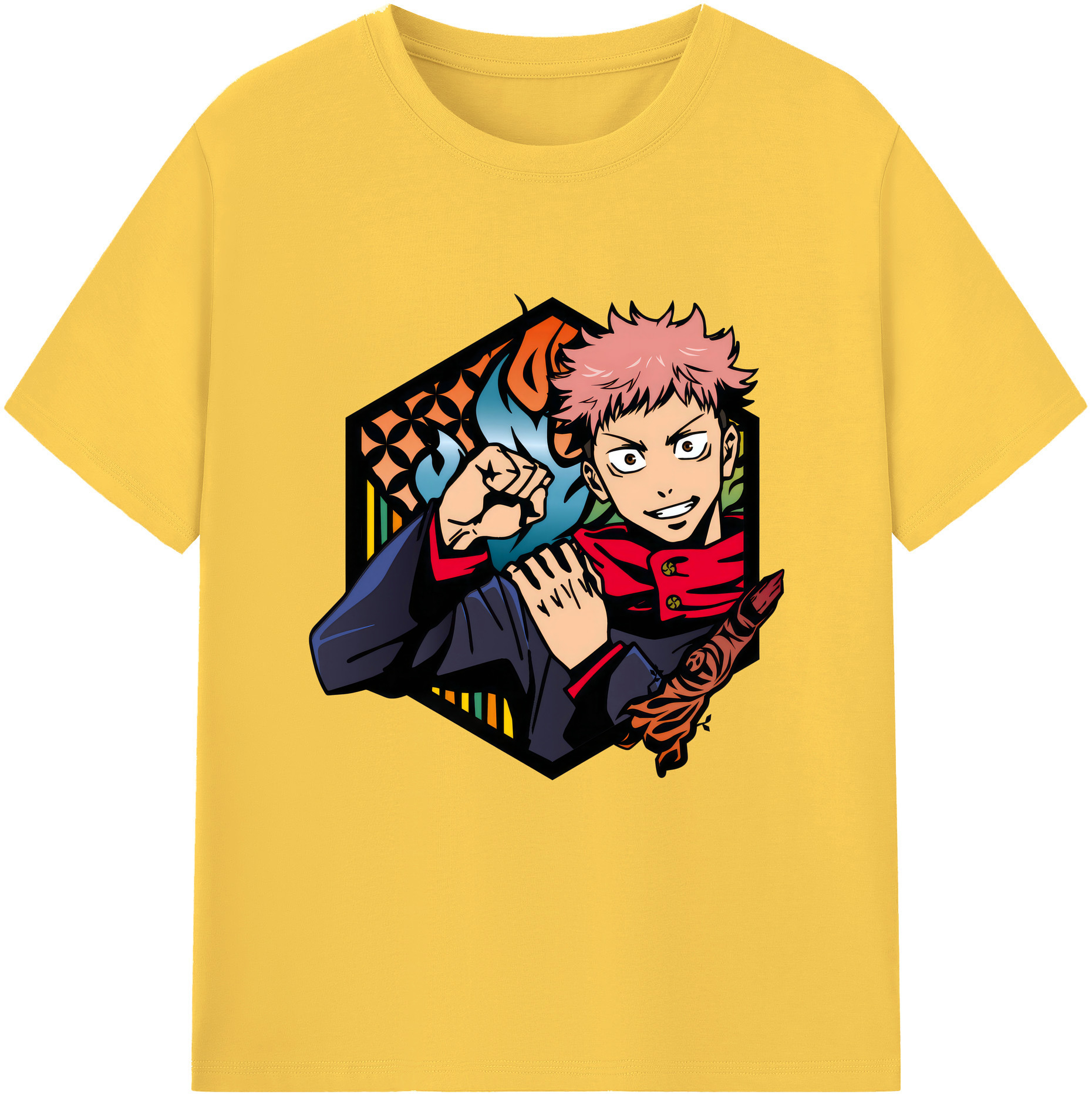 （画像用） 呪術廻戦 Jujutsu Kaisen 綿100％半袖Tシャツ（フロントプリント）