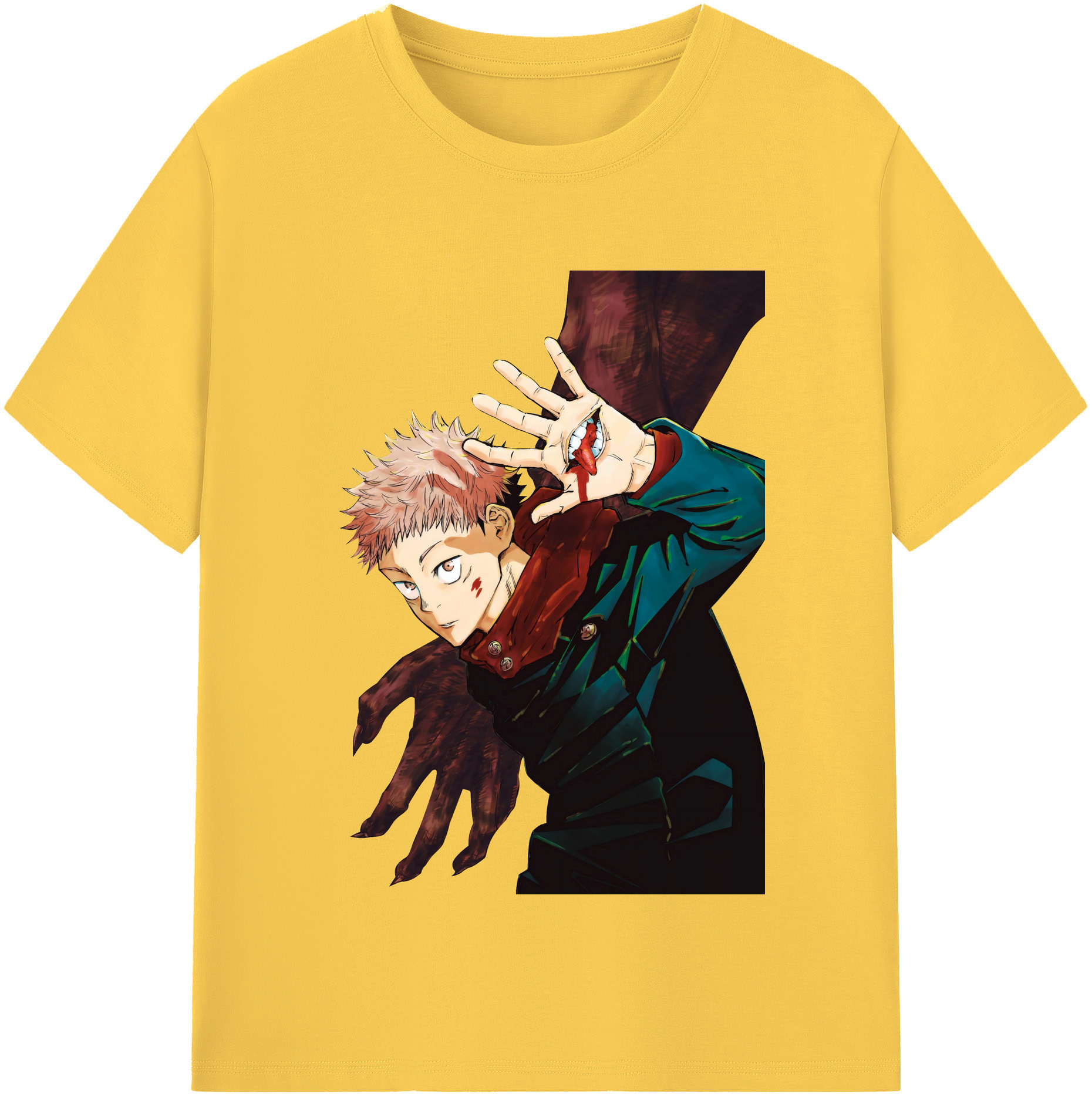 （画像用） 呪術廻戦 Jujutsu Kaisen 綿100％半袖Tシャツ（フロントプリント）