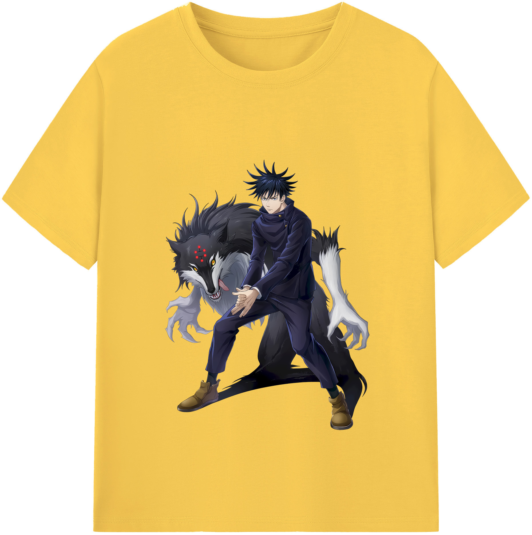 （画像用） 呪術廻戦 Jujutsu Kaisen 綿100％半袖Tシャツ（フロントプリント）