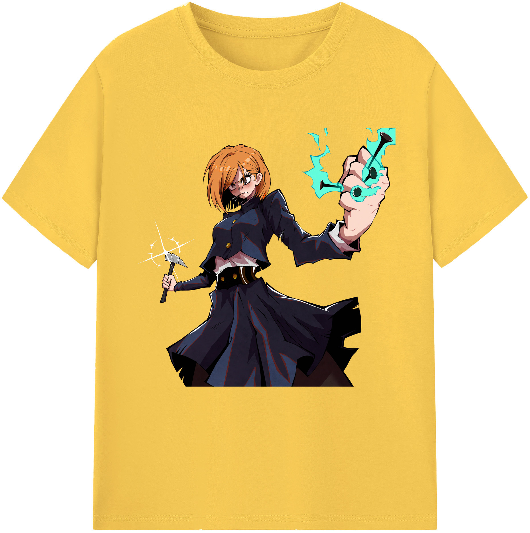 （画像用） 呪術廻戦 Jujutsu Kaisen 綿100％半袖Tシャツ（フロントプリント）