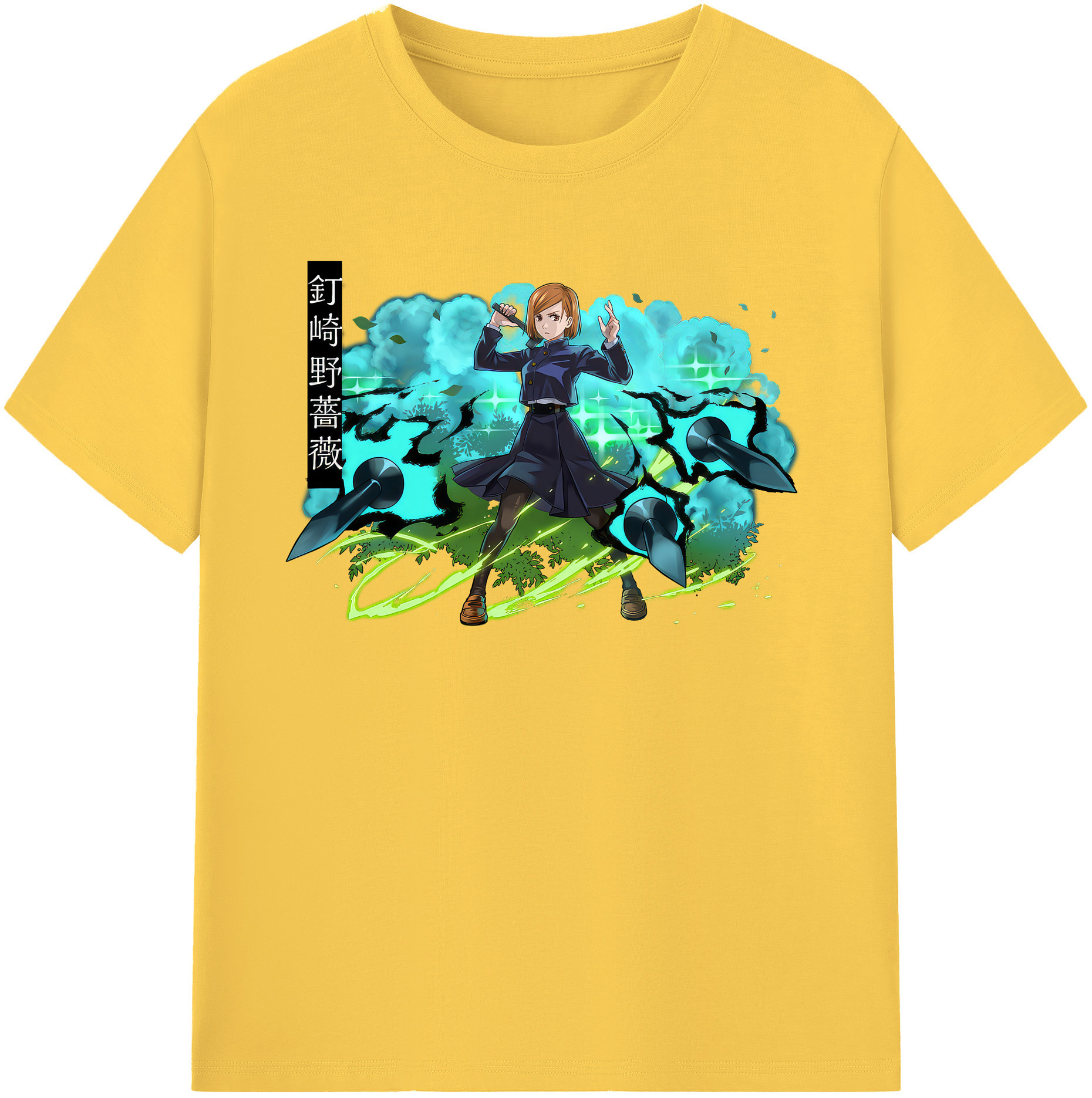 （画像用） 呪術廻戦 Jujutsu Kaisen 綿100％半袖Tシャツ（フロントプリント）