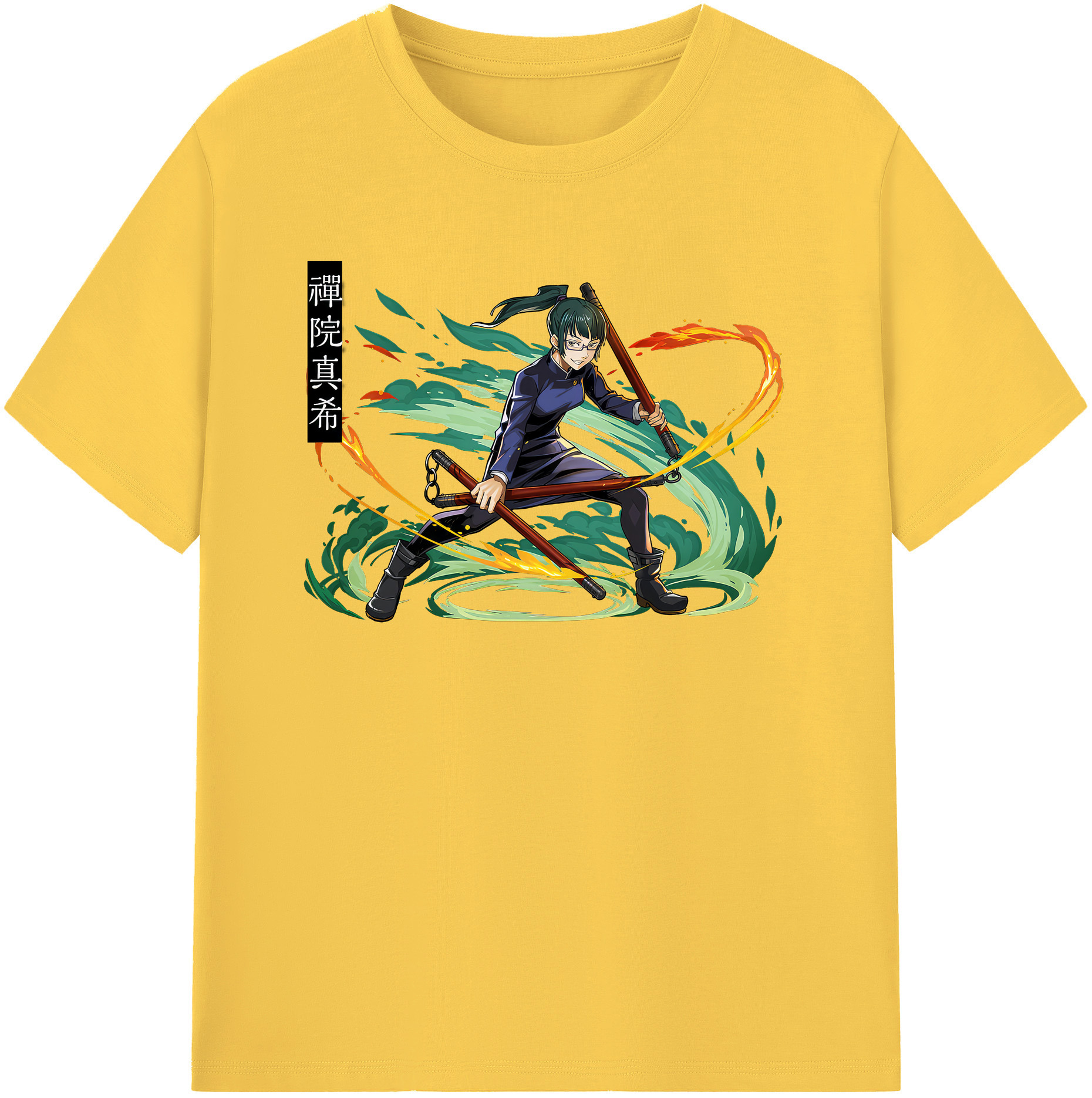 （画像用） 呪術廻戦 Jujutsu Kaisen 綿100％半袖Tシャツ（フロントプリント）