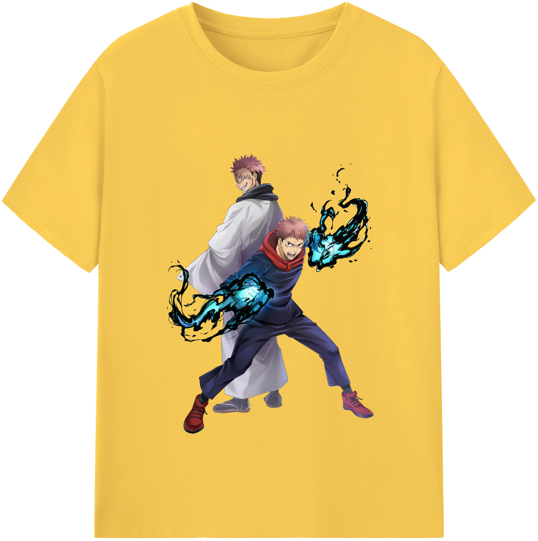 （画像用） 呪術廻戦 Jujutsu Kaisen 綿100％半袖Tシャツ（フロントプリント）