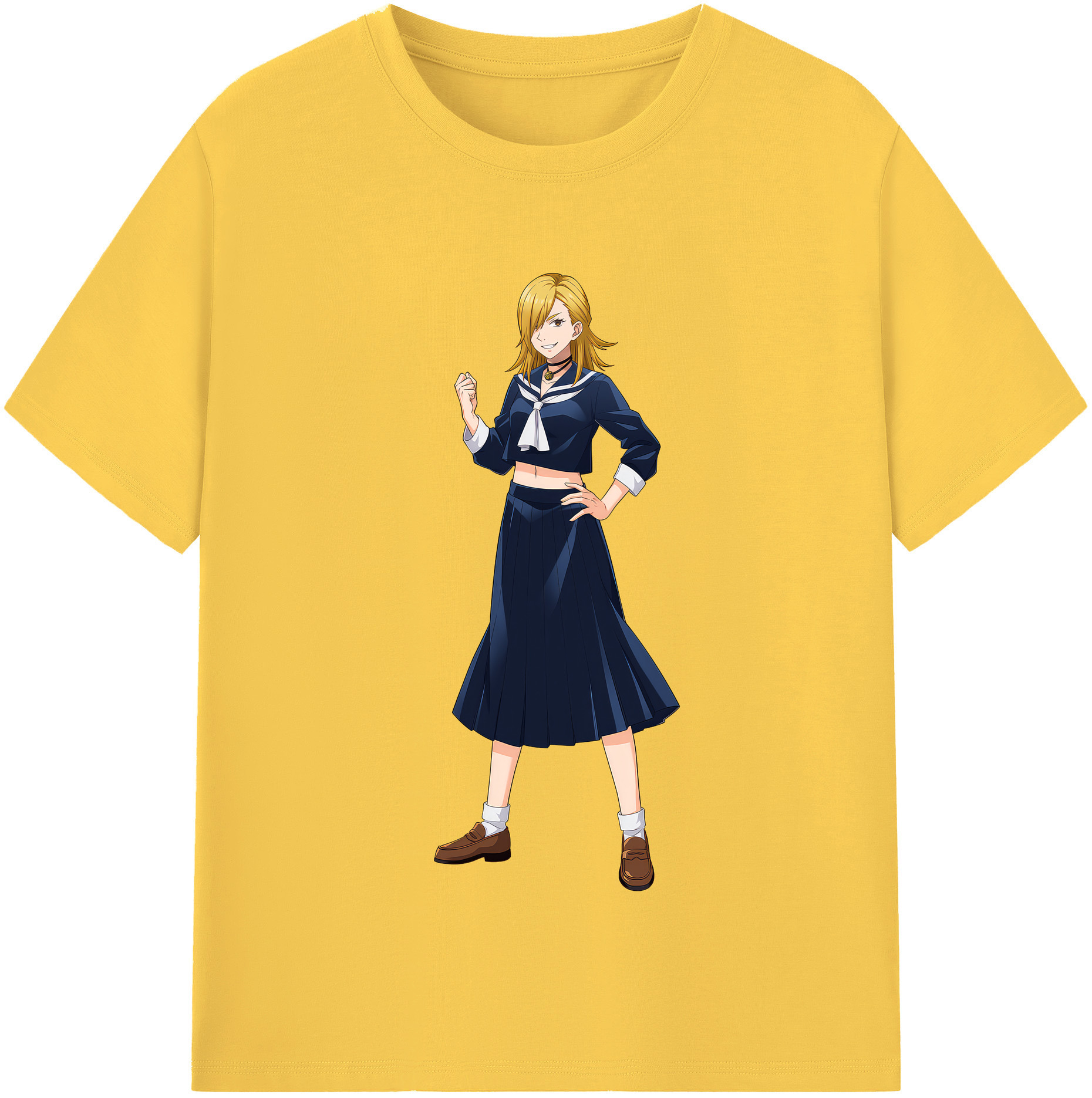 （画像用） 呪術廻戦 Jujutsu Kaisen 綿100％半袖Tシャツ（フロントプリント）