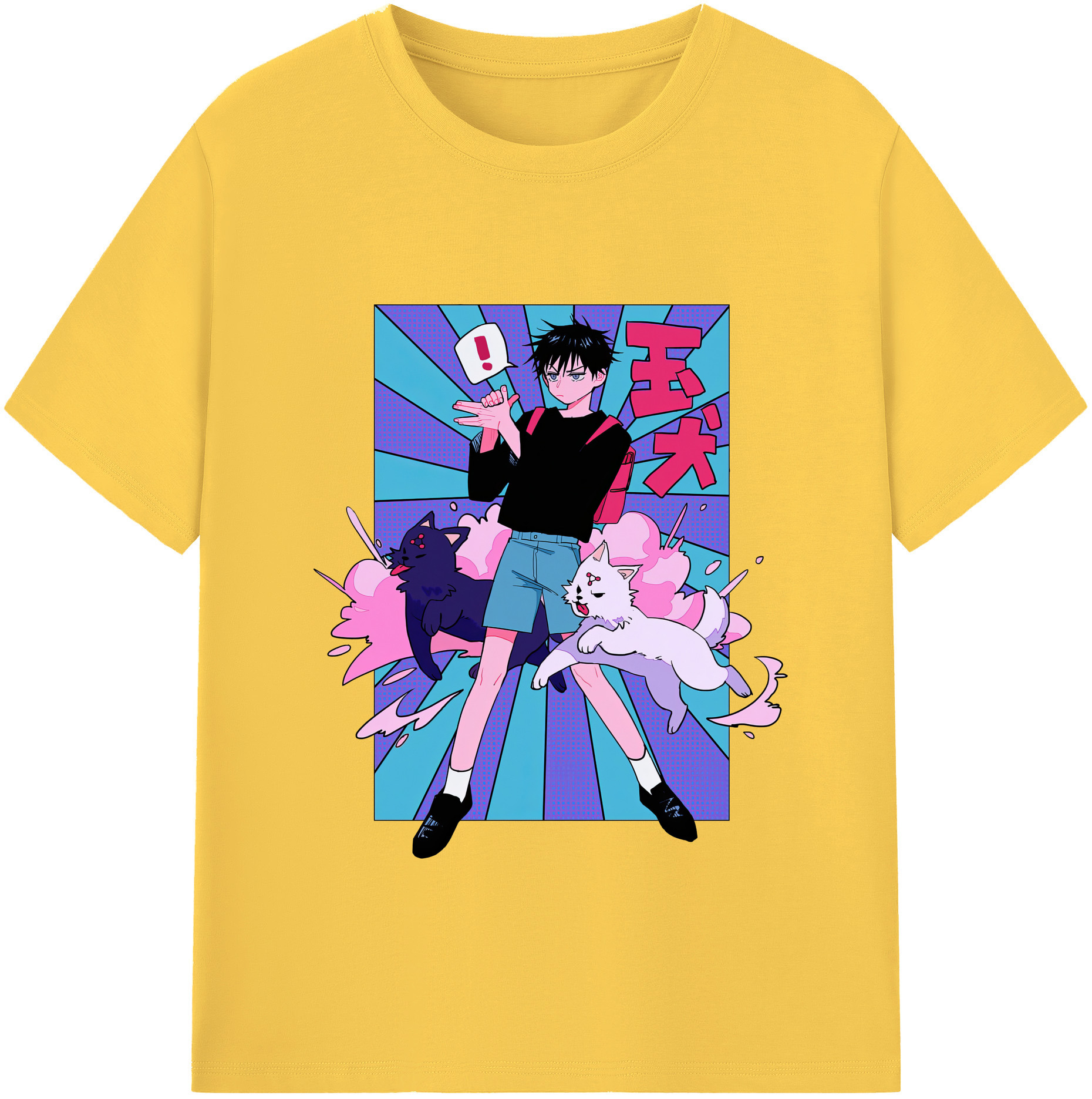 （画像用） 呪術廻戦 Jujutsu Kaisen 綿100％半袖Tシャツ（フロントプリント）