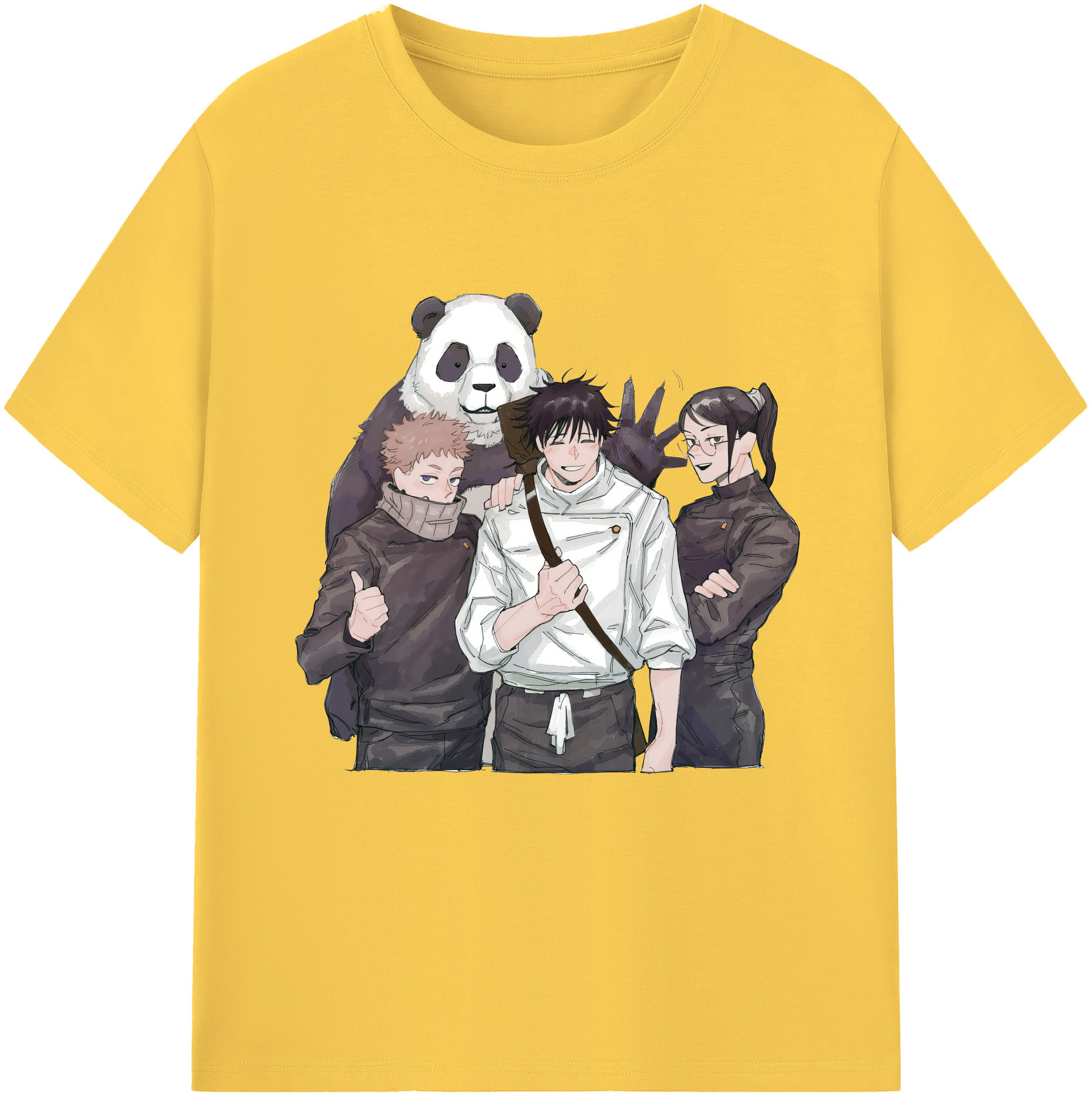 （画像用） 呪術廻戦 Jujutsu Kaisen 綿100％半袖Tシャツ（フロントプリント）