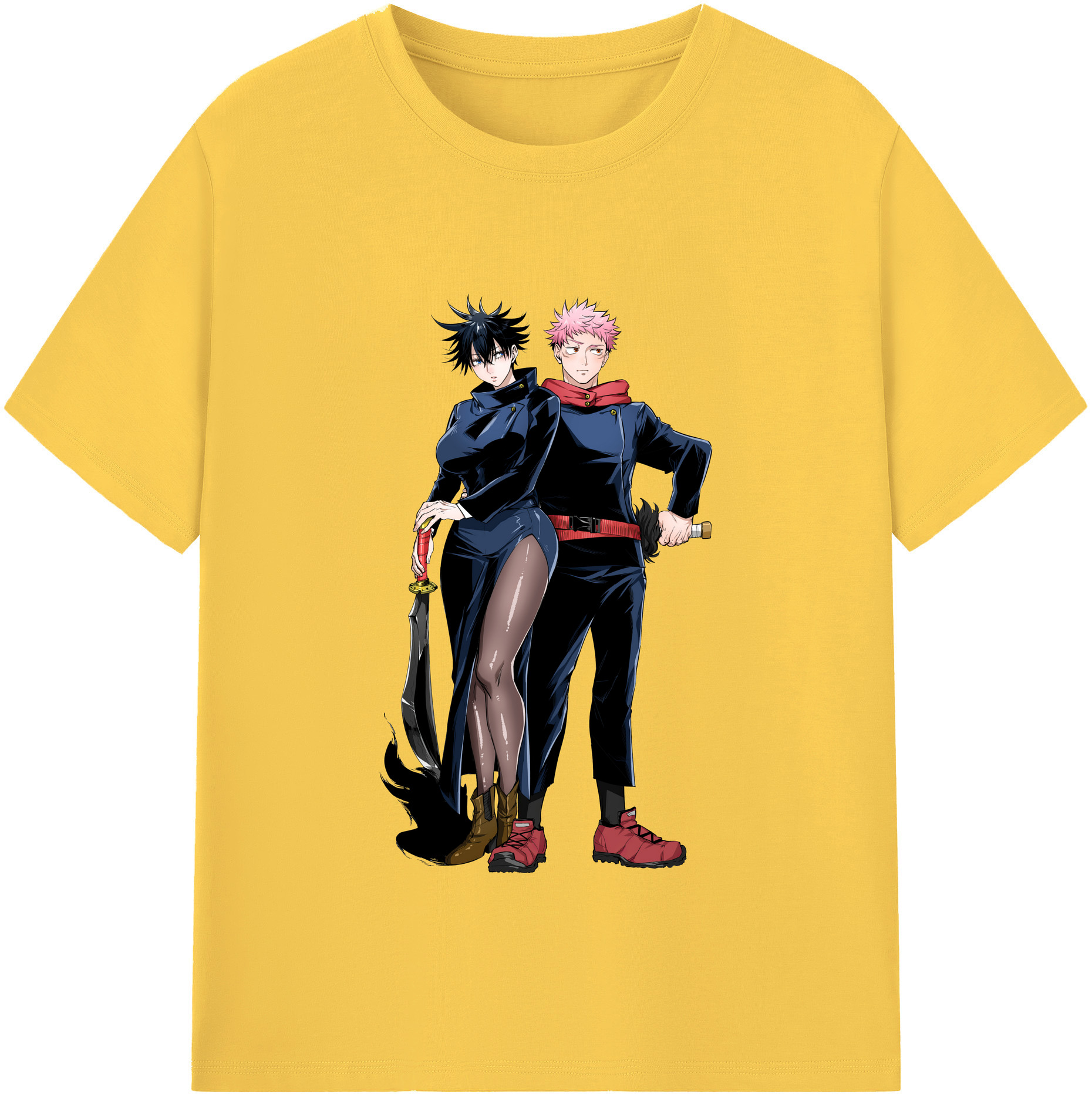（画像用） 呪術廻戦 Jujutsu Kaisen 綿100％半袖Tシャツ（フロントプリント）