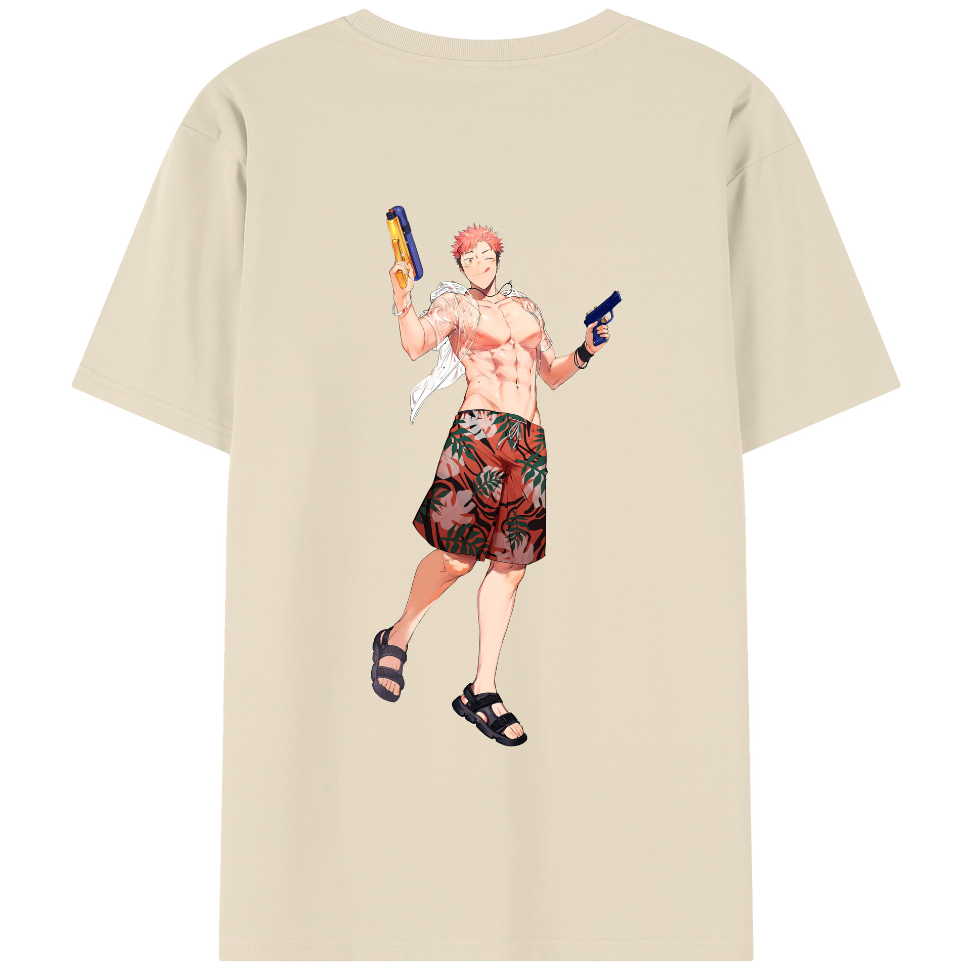 （画像用） 呪術廻戦 Jujutsu Kaisen 綿100％半袖Tシャツ（背面プリント）