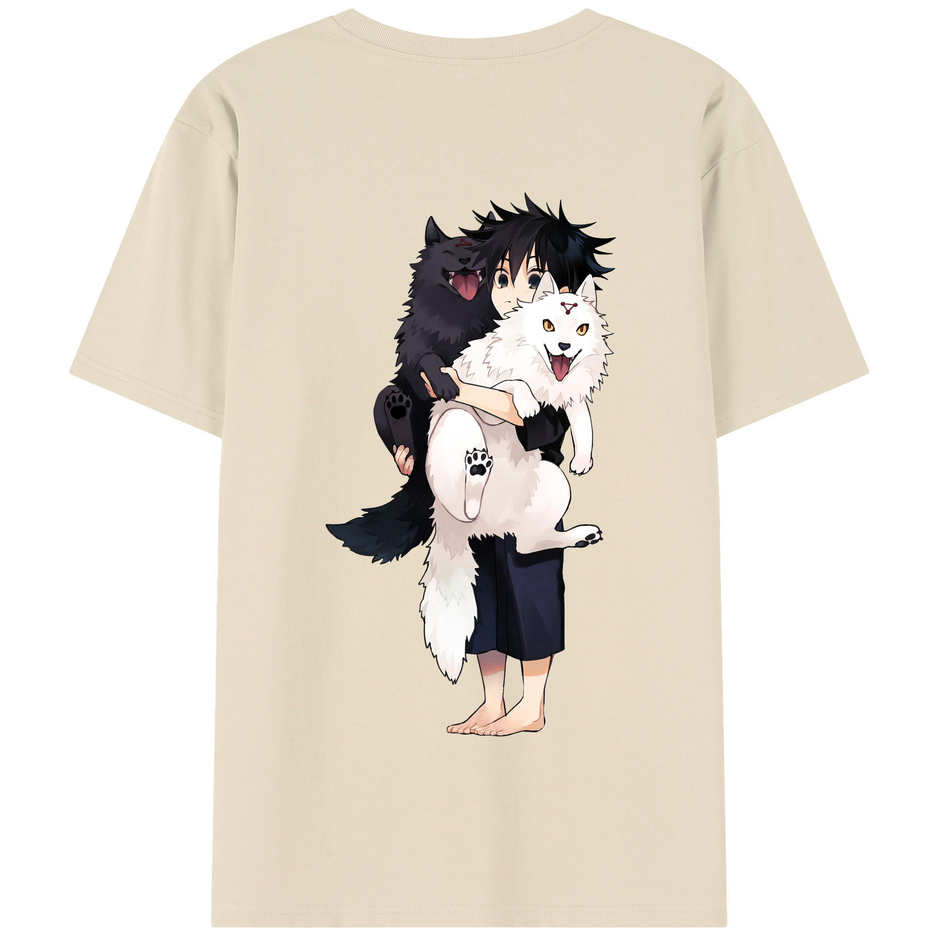 （画像用） 呪術廻戦 Jujutsu Kaisen 綿100％半袖Tシャツ（背面プリント）