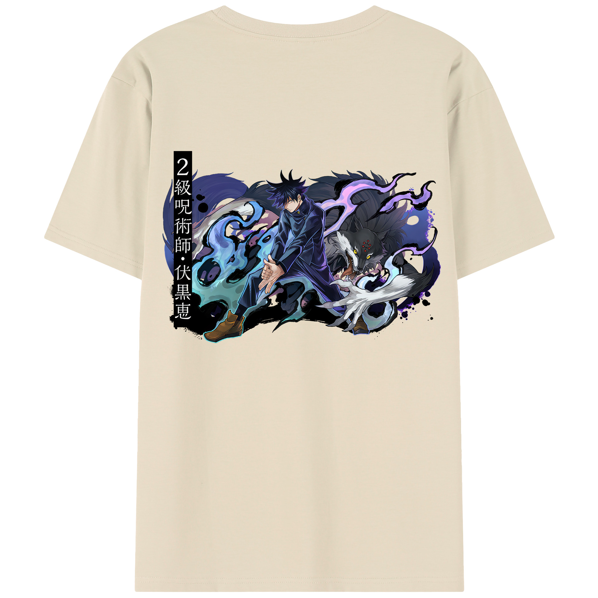 （画像用） 呪術廻戦 Jujutsu Kaisen 綿100％半袖Tシャツ（背面プリント）