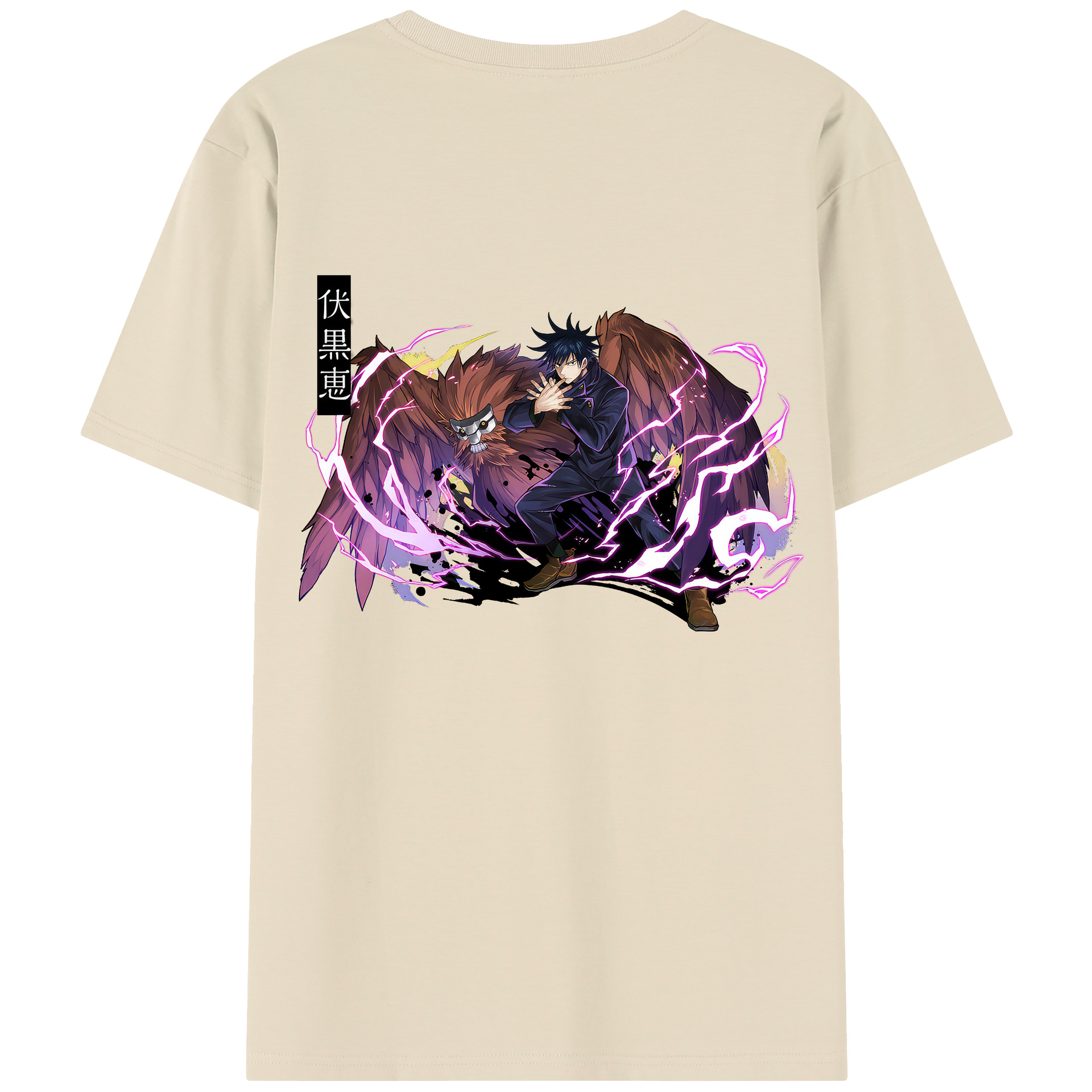 （画像用） 呪術廻戦 Jujutsu Kaisen 綿100％半袖Tシャツ（背面プリント）