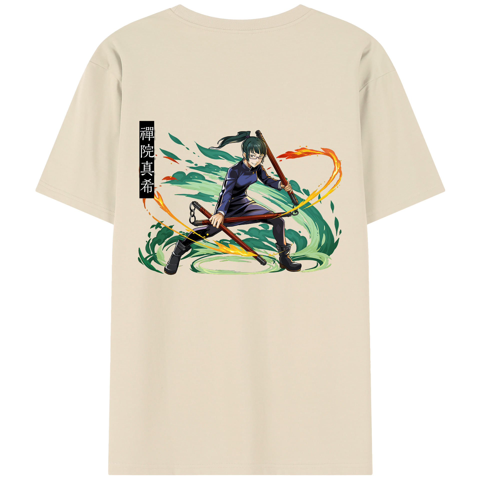 （画像用） 呪術廻戦 Jujutsu Kaisen 綿100％半袖Tシャツ（背面プリント）