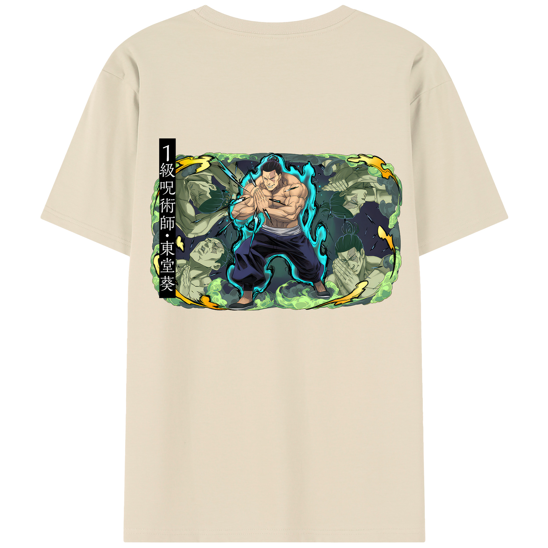 （画像用） 呪術廻戦 Jujutsu Kaisen 綿100％半袖Tシャツ（背面プリント）