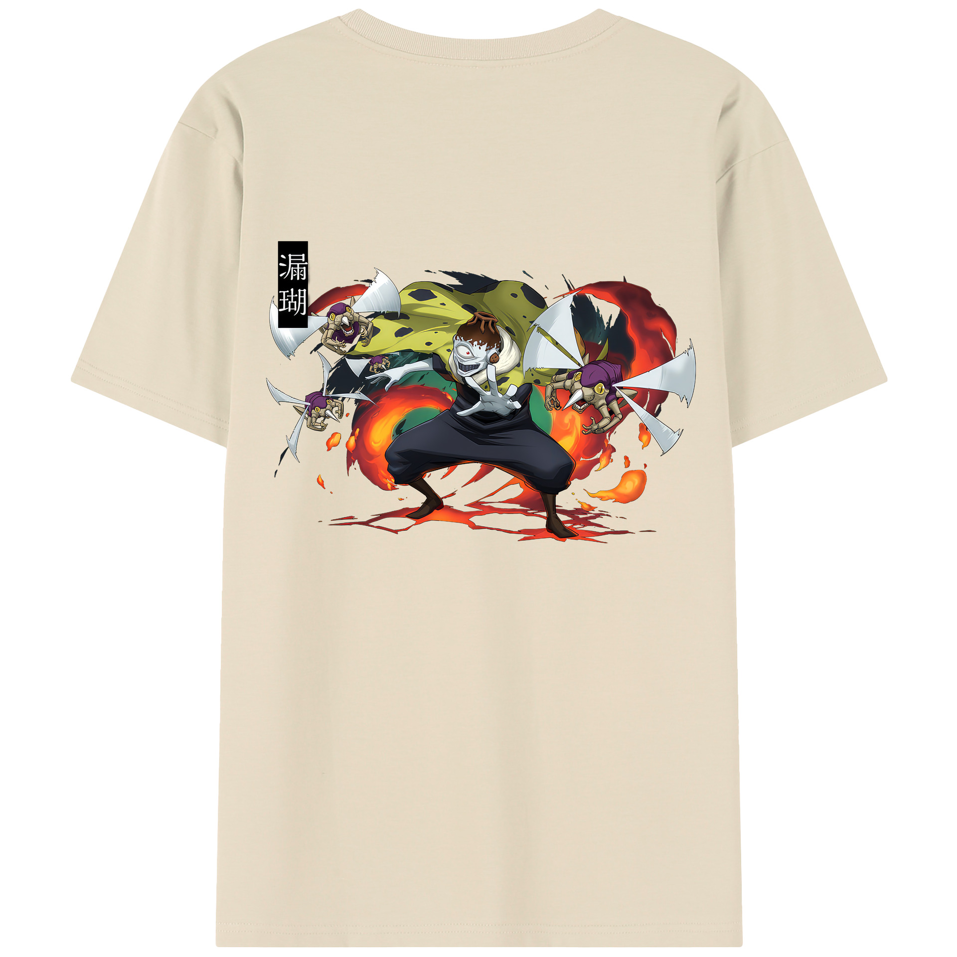 （画像用） 呪術廻戦 Jujutsu Kaisen 綿100％半袖Tシャツ（背面プリント）
