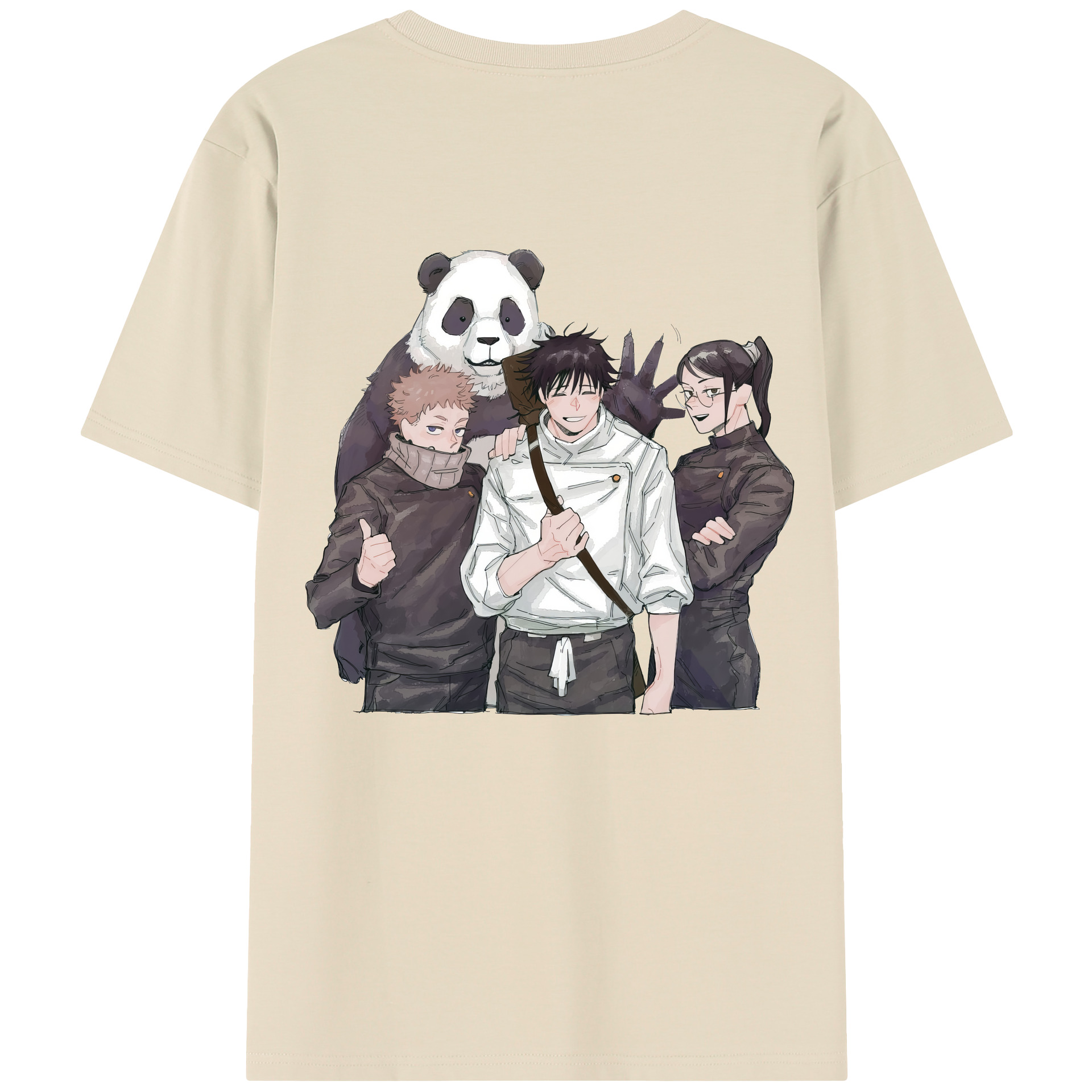 （画像用） 呪術廻戦 Jujutsu Kaisen 綿100％半袖Tシャツ（背面プリント）