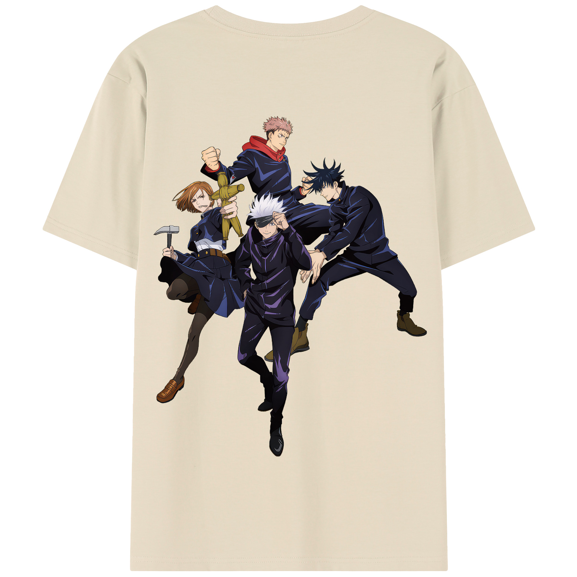 （画像用） 呪術廻戦 Jujutsu Kaisen 綿100％半袖Tシャツ（背面プリント）