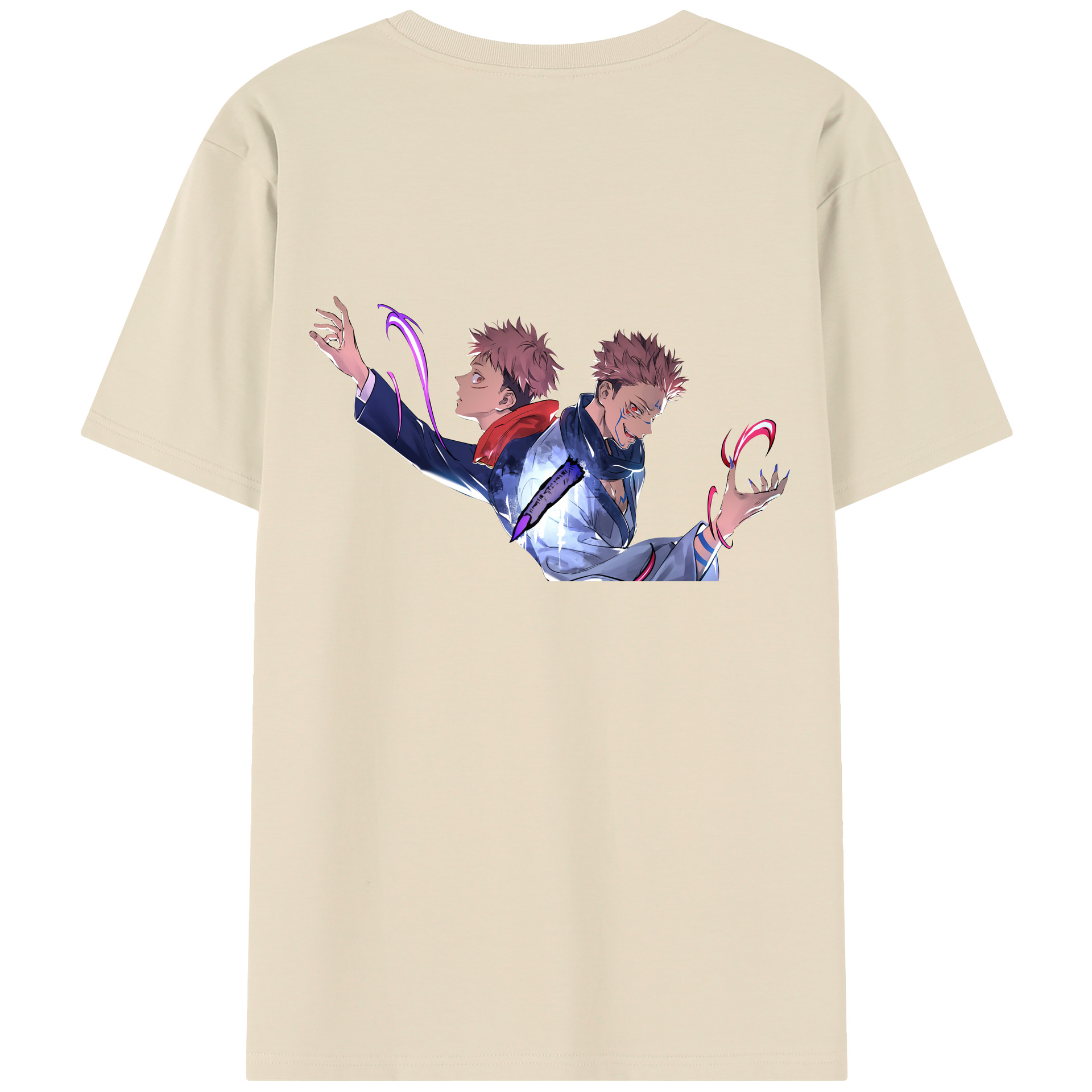 （画像用） 呪術廻戦 Jujutsu Kaisen 綿100％半袖Tシャツ（背面プリント）