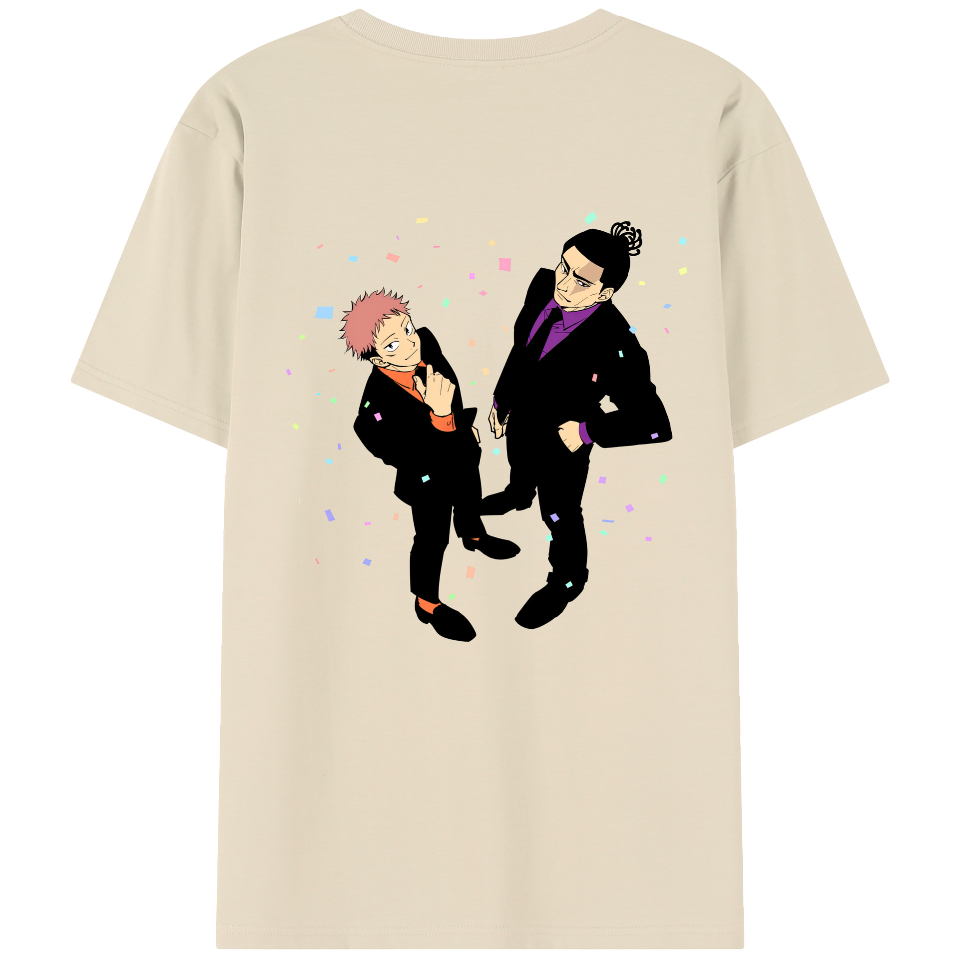 （画像用） 呪術廻戦 Jujutsu Kaisen 綿100％半袖Tシャツ（背面プリント）