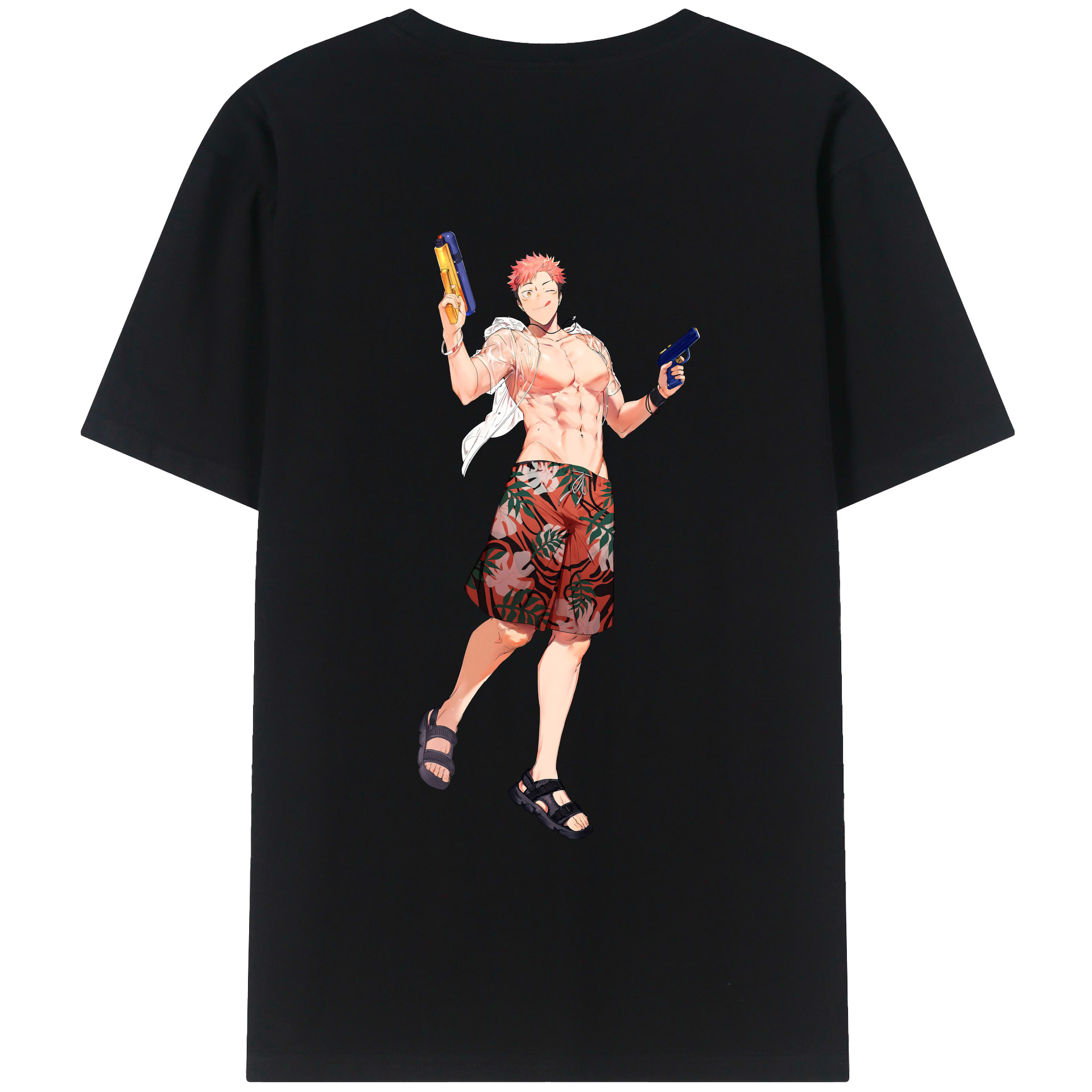 （画像用） 呪術廻戦 Jujutsu Kaisen 綿100％半袖Tシャツ（背面プリント）