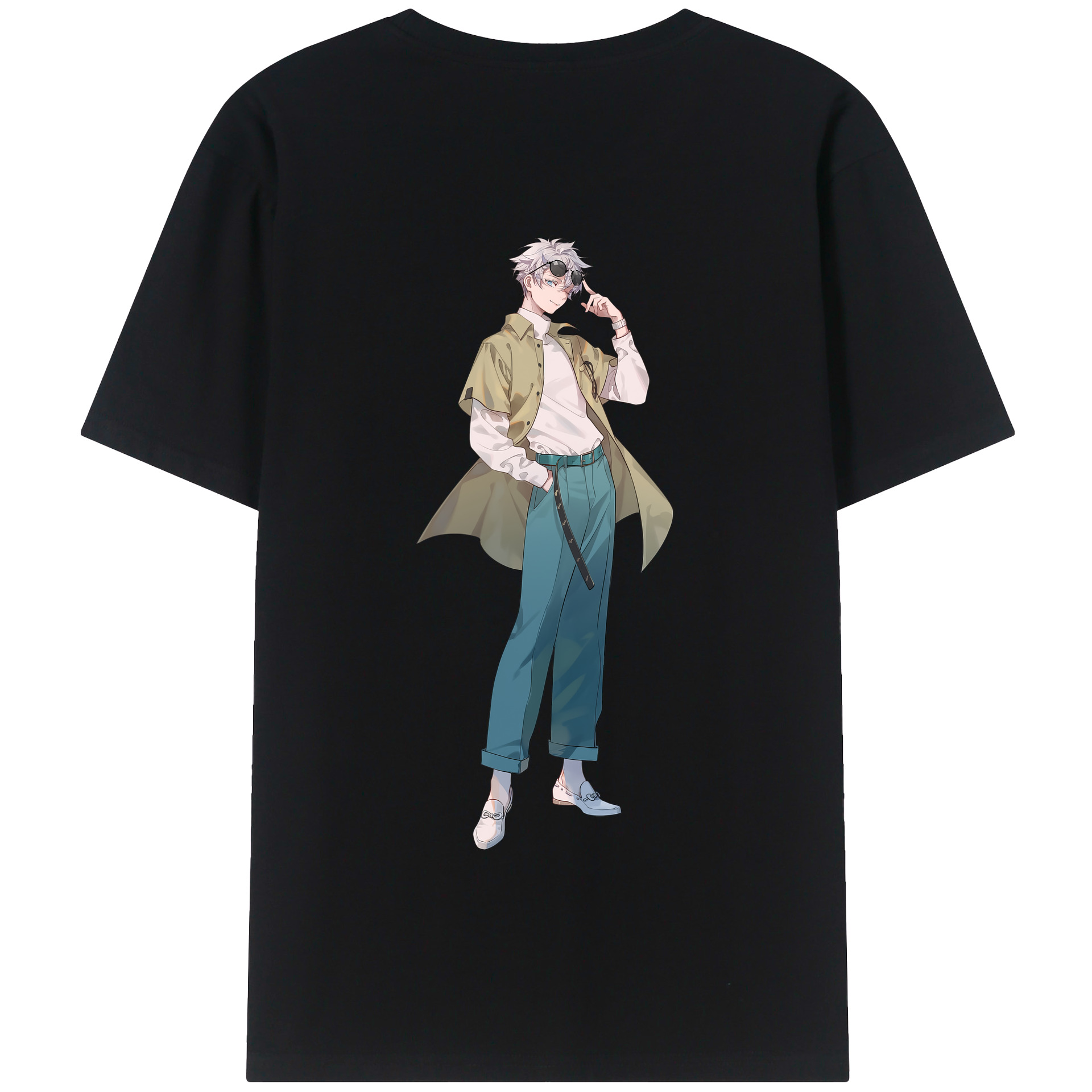（画像用） 呪術廻戦 Jujutsu Kaisen 綿100％半袖Tシャツ（背面プリント）