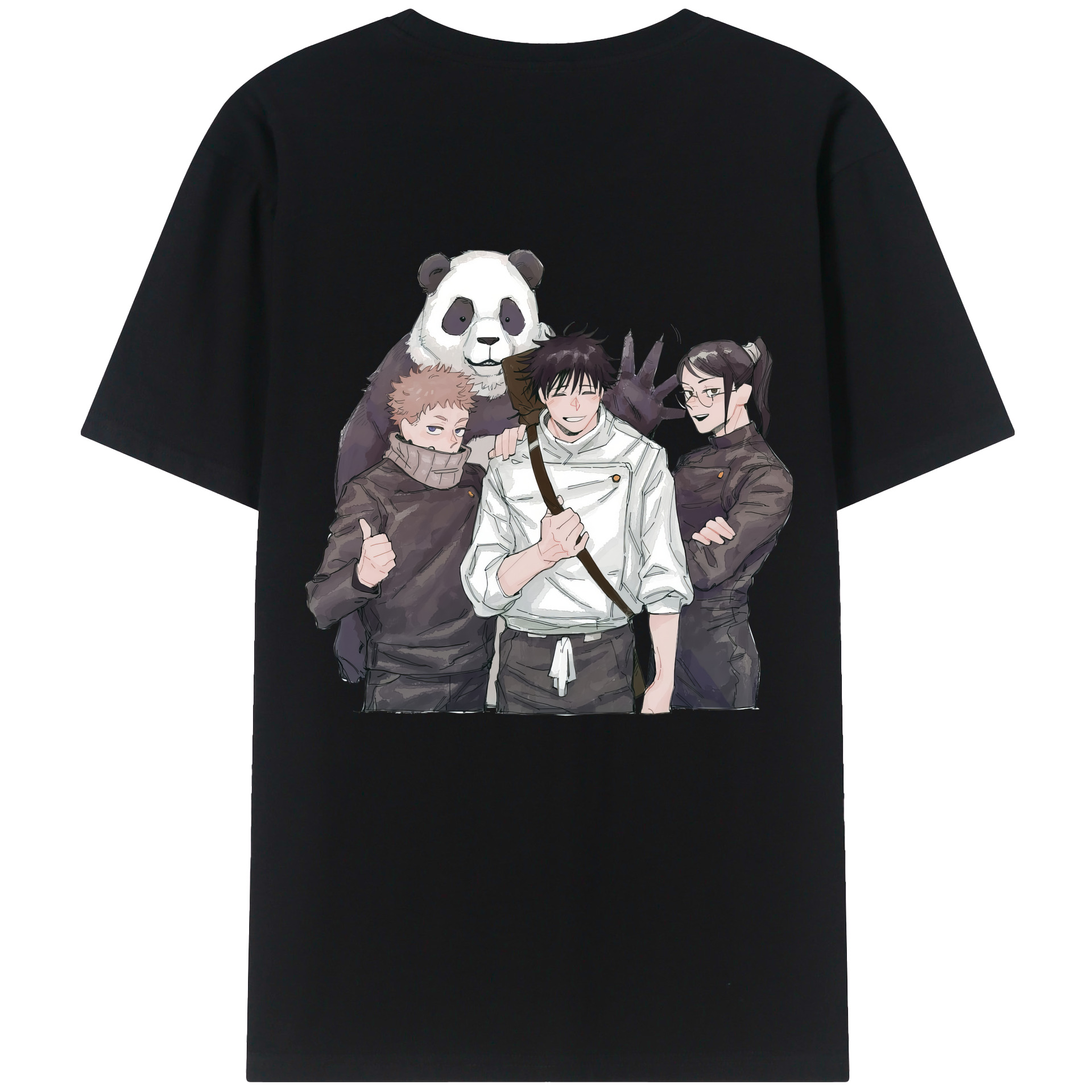 （画像用） 呪術廻戦 Jujutsu Kaisen 綿100％半袖Tシャツ（背面プリント）