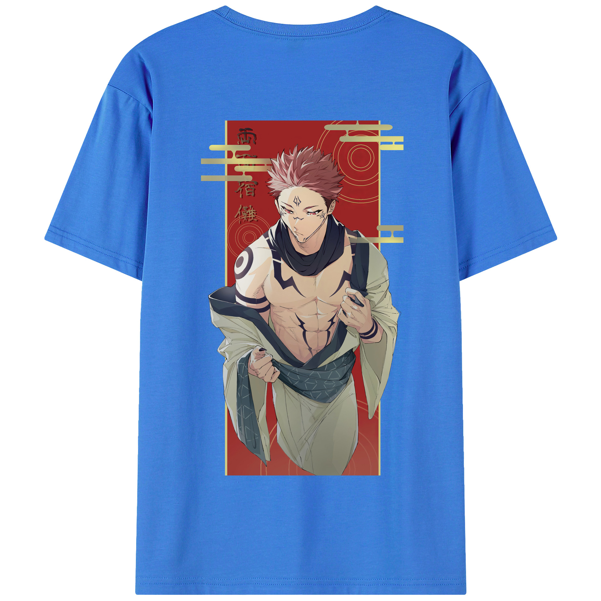 （画像用） 呪術廻戦 Jujutsu Kaisen 綿100％半袖Tシャツ（背面プリント）