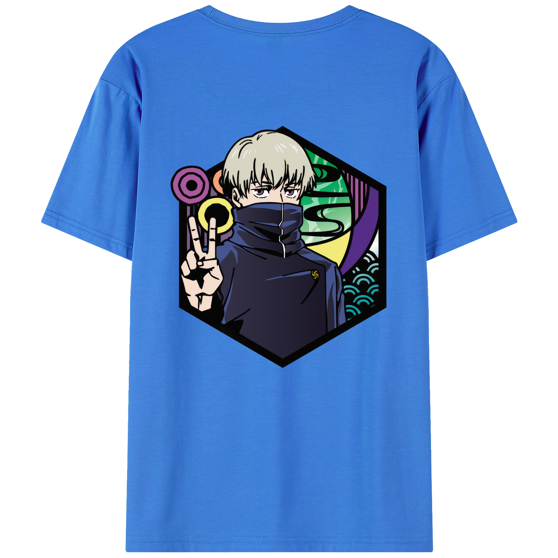 （画像用） 呪術廻戦 Jujutsu Kaisen 綿100％半袖Tシャツ（背面プリント）