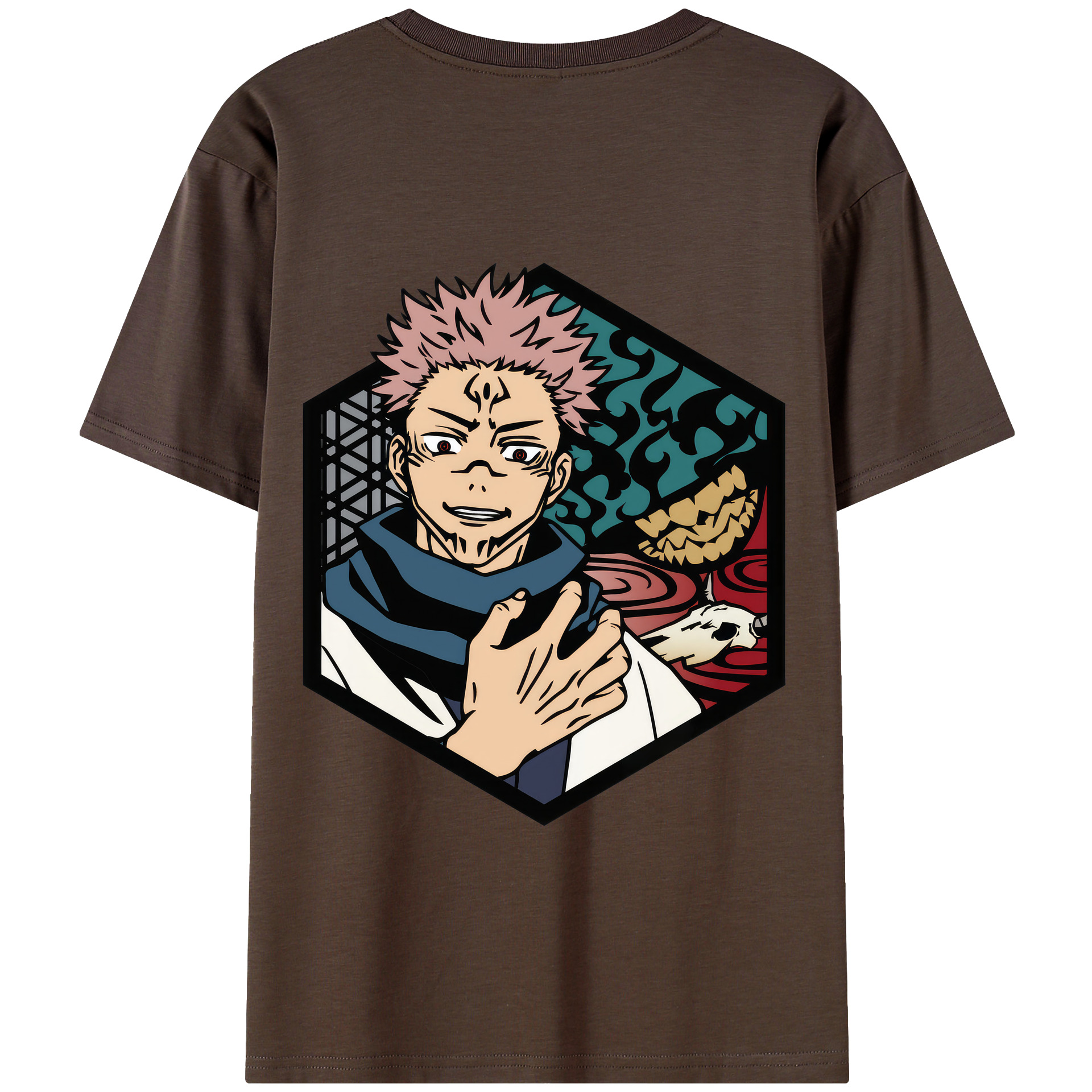 （画像用） 呪術廻戦 Jujutsu Kaisen 綿100％半袖Tシャツ（背面プリント）