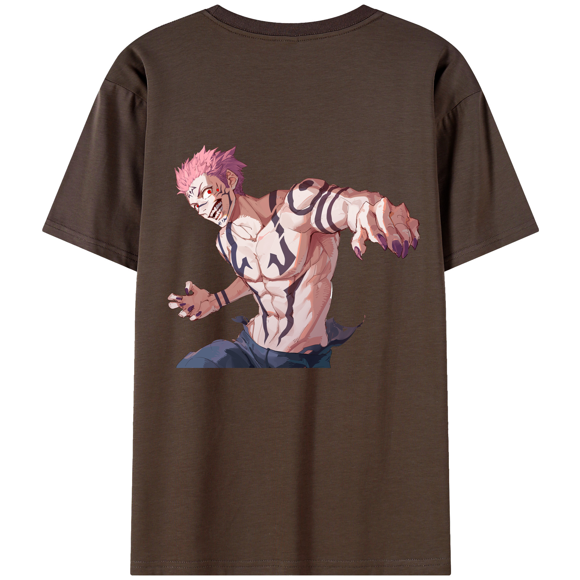（画像用） 呪術廻戦 Jujutsu Kaisen 綿100％半袖Tシャツ（背面プリント）
