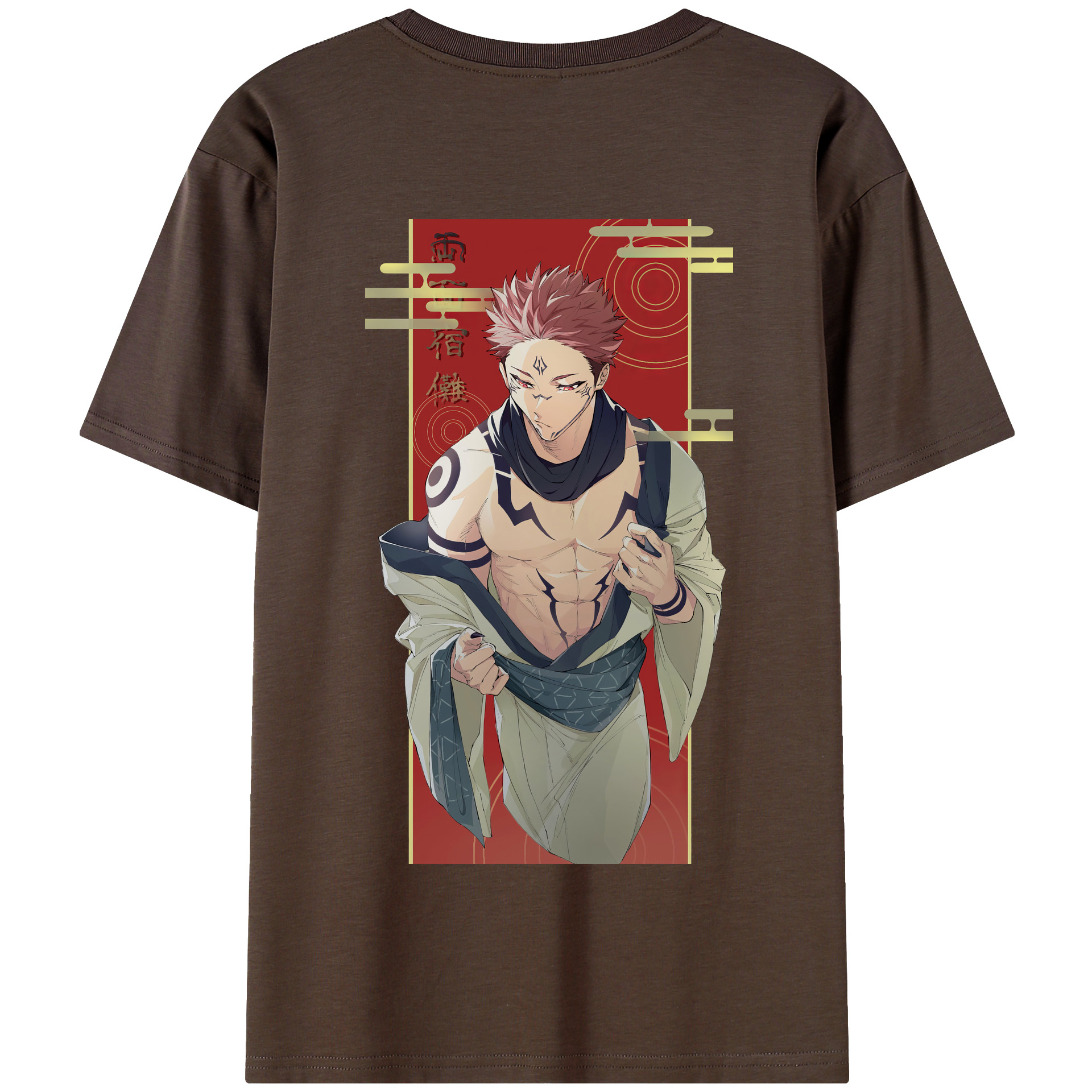（画像用） 呪術廻戦 Jujutsu Kaisen 綿100％半袖Tシャツ（背面プリント）