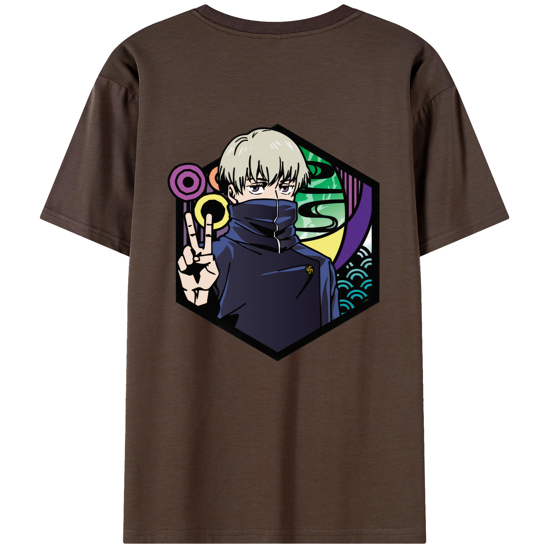 （画像用） 呪術廻戦 Jujutsu Kaisen 綿100％半袖Tシャツ（背面プリント）