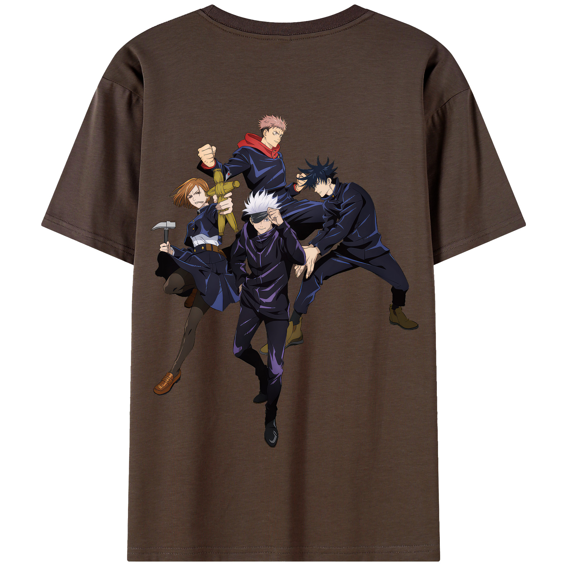 （画像用） 呪術廻戦 Jujutsu Kaisen 綿100％半袖Tシャツ（背面プリント）