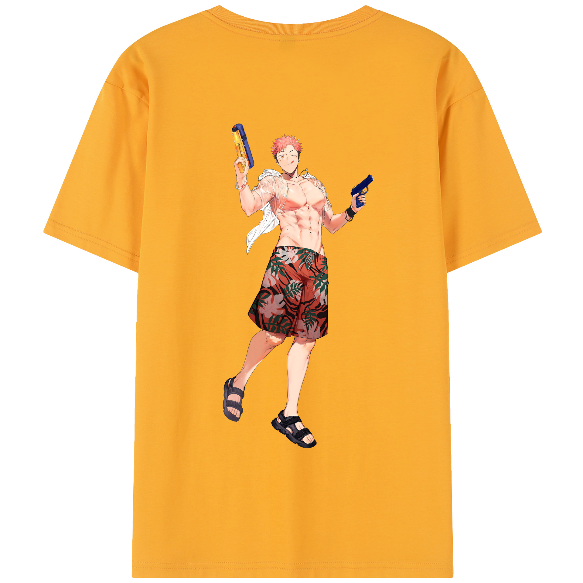 （画像用） 呪術廻戦 Jujutsu Kaisen 綿100％半袖Tシャツ（背面プリント）