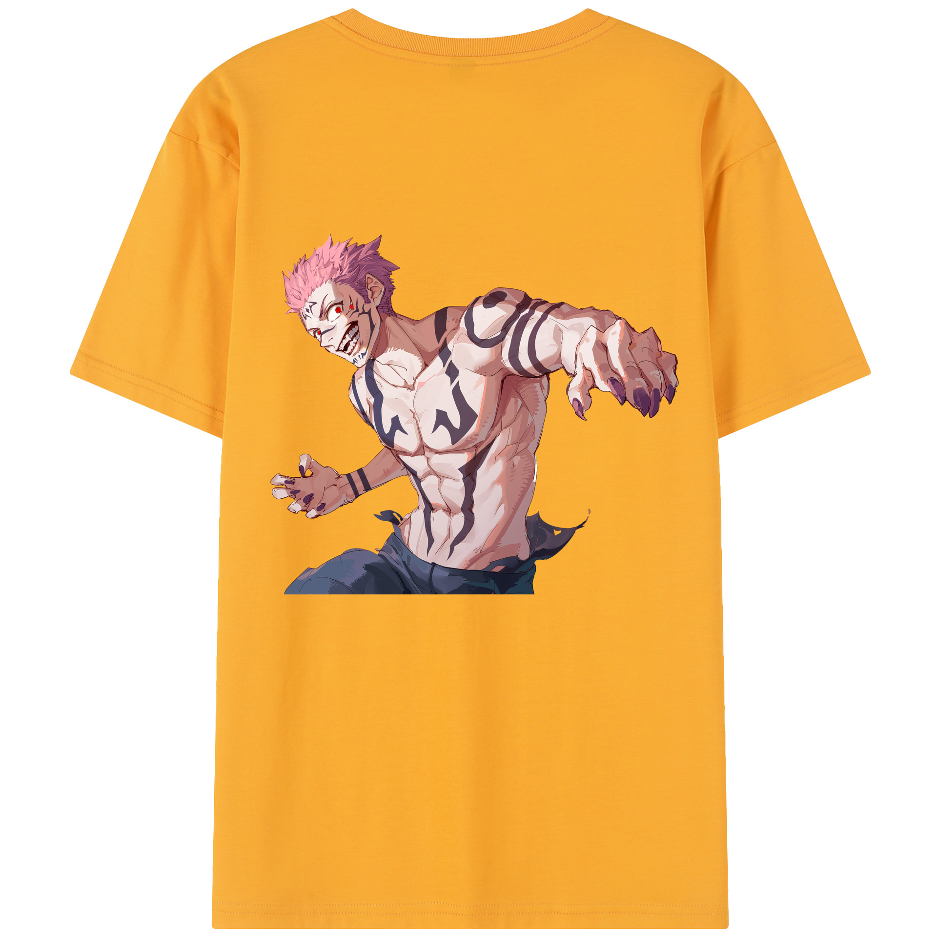 （画像用） 呪術廻戦 Jujutsu Kaisen 綿100％半袖Tシャツ（背面プリント）